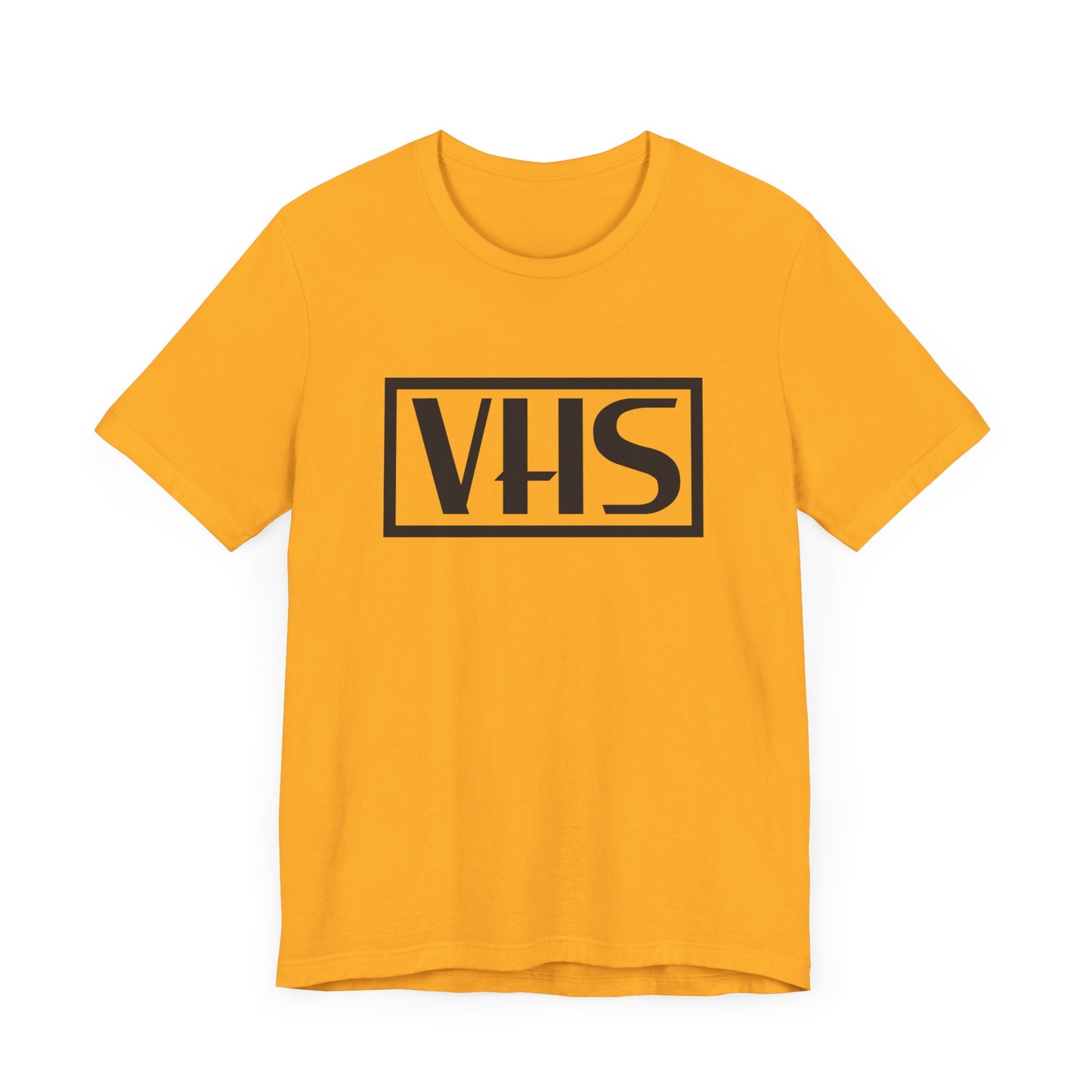 VHS Logo Short Sleeve Tee Shirt - A Nostalgic Tribute to the 80s and 90s