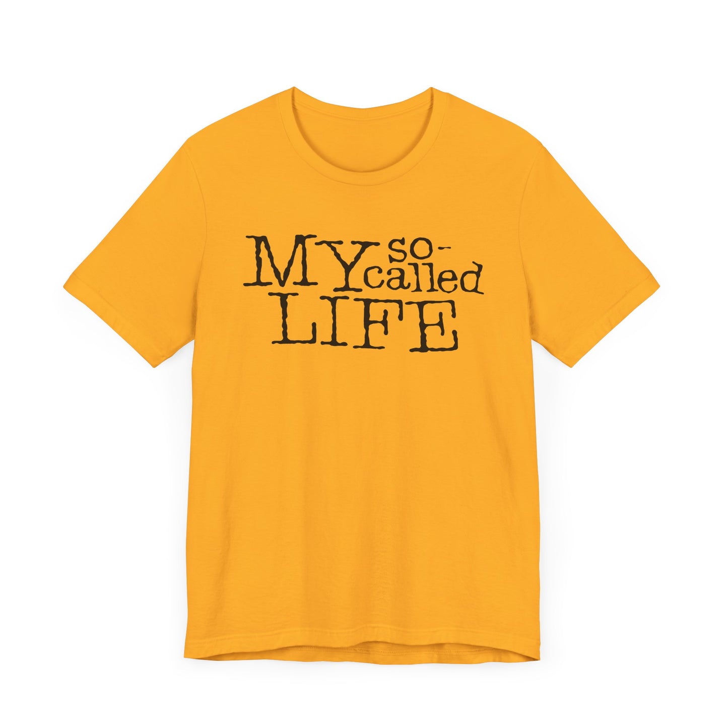 My So-Called Life Short Sleeve Tee Shirt - A Tribute to 90s Teenage Angst