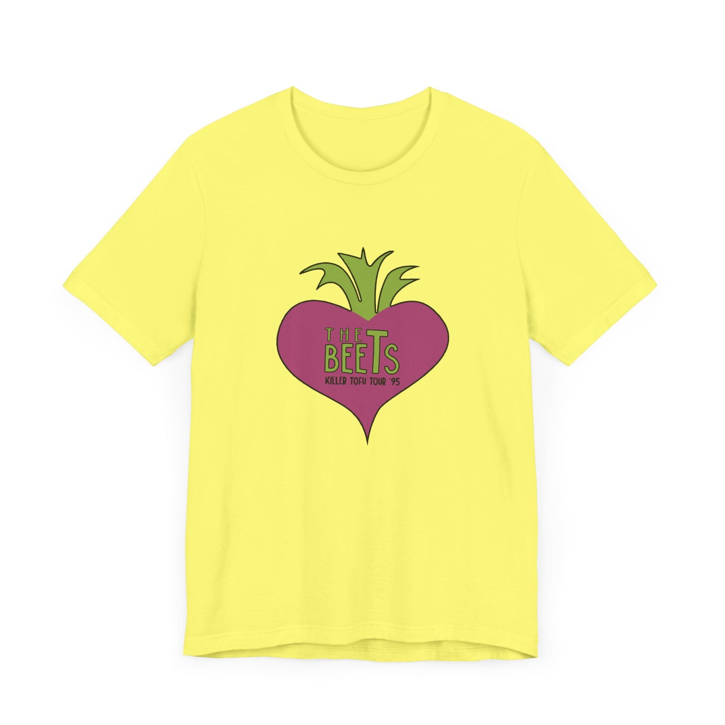 Doug The Beets World Tour '95 Short Sleeve T-Shirt - 90s Cartoon Band Nostalgia