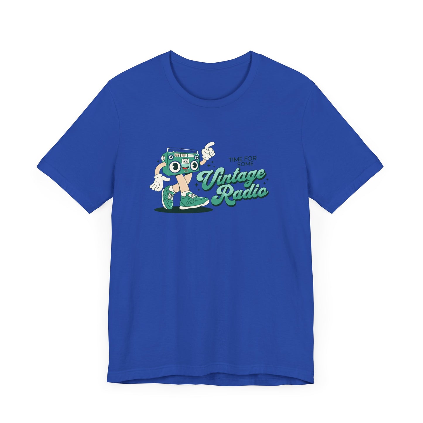 Time for Some Vintage Radio Short Sleeve Tee Shirt - Retro Vibes