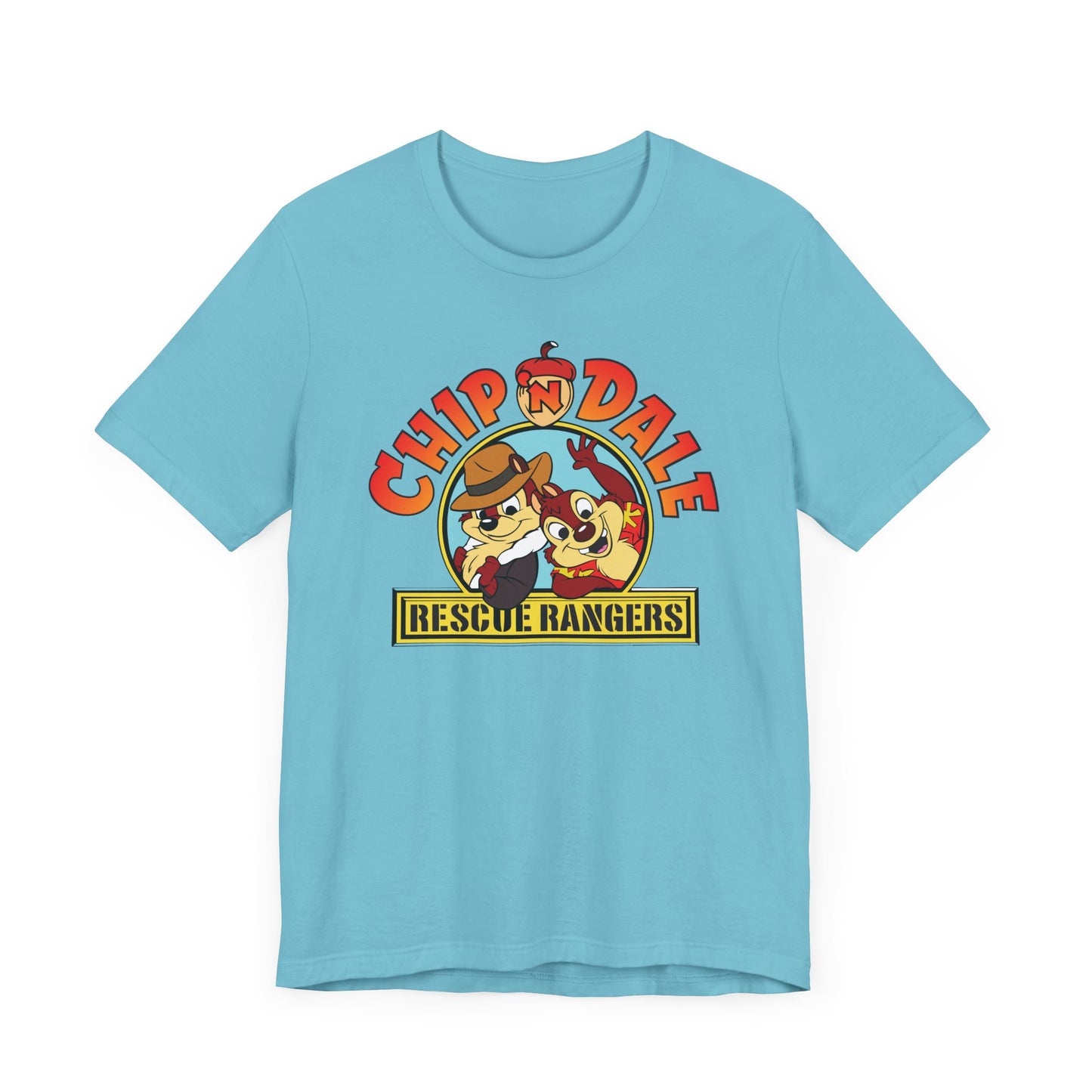 Chip 'n Dale Rescue Rangers Short Sleeve Tee Shirt - A Nostalgic Nod to a 90s Classic