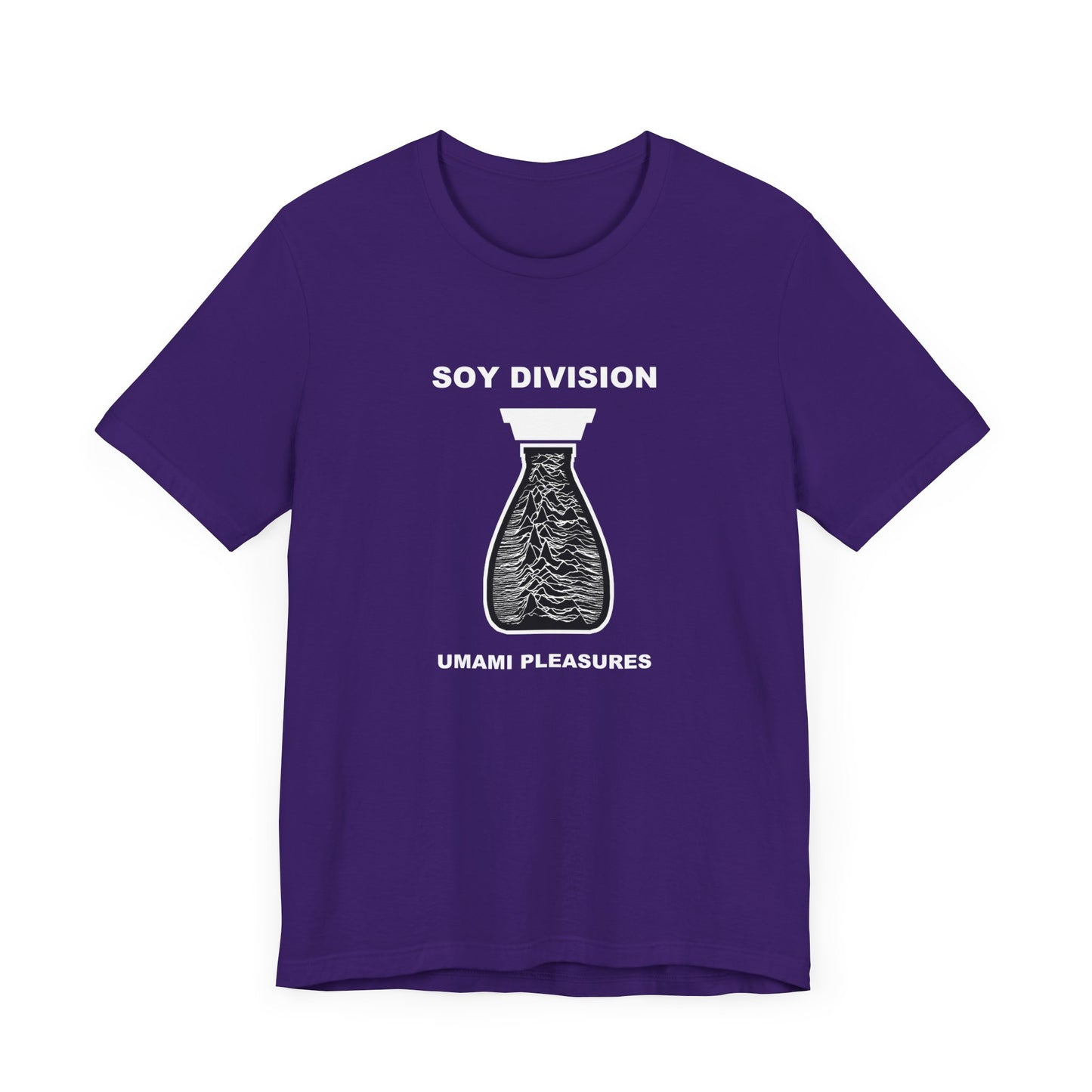 Soy Division Short Sleeve Tee Shirt - A Hilarious Joy Division Spoof