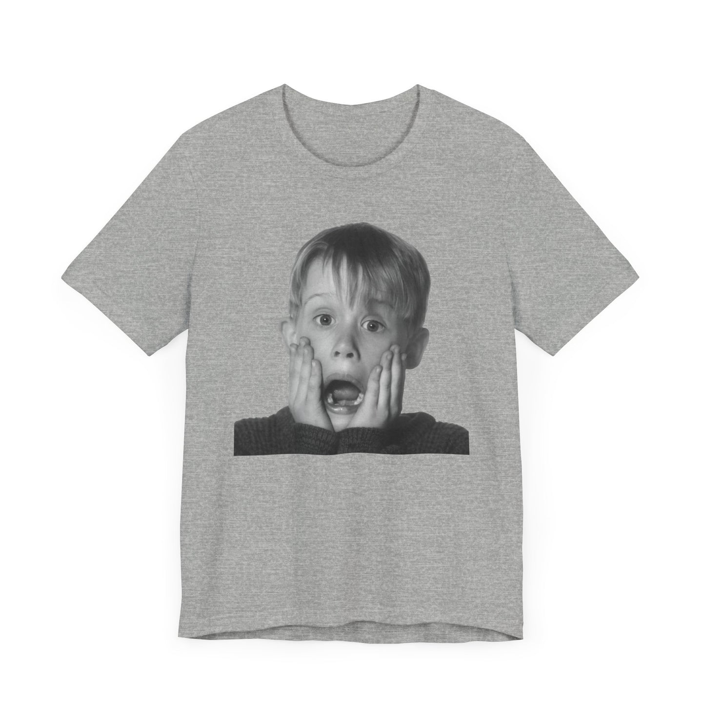 Home Alone Kevin McCallister Short Sleeve Tee Shirt - A Nostalgic Holiday Classic