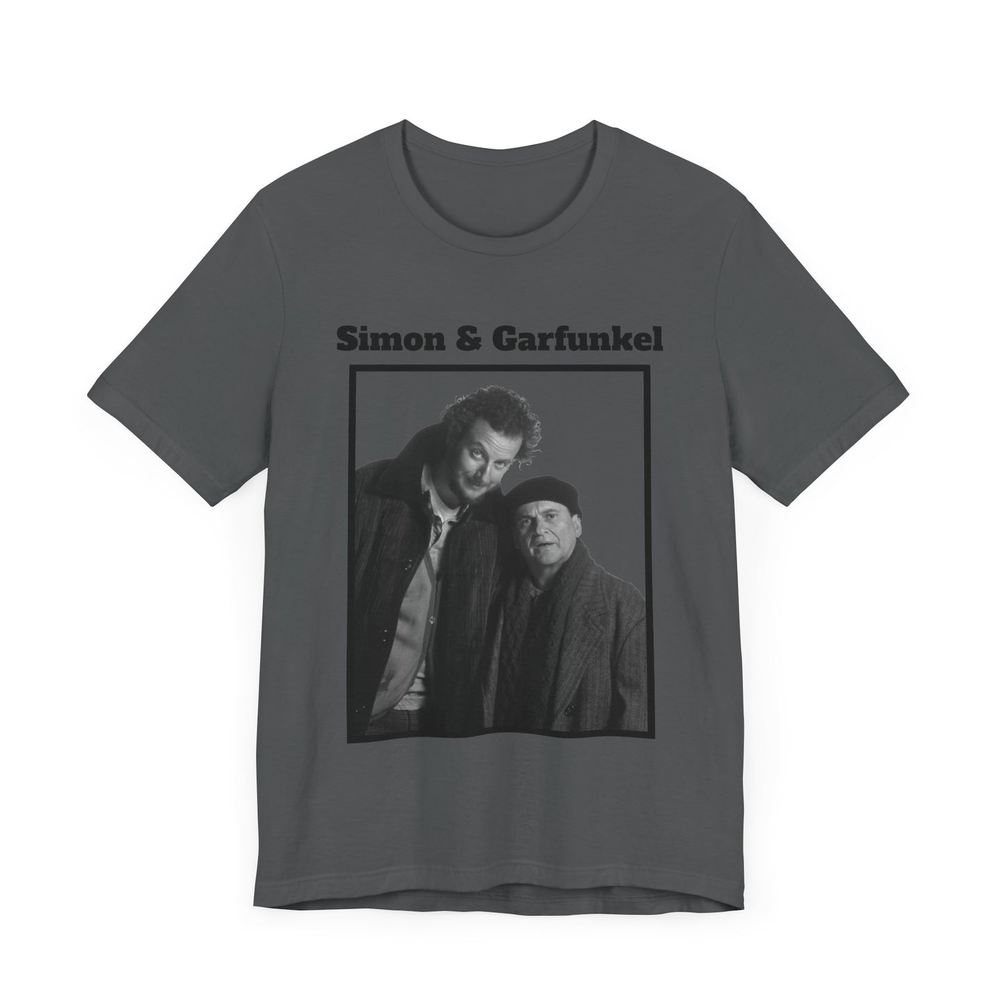 Home Alone Wet Bandits Simon & Garfunkel Meme Short Sleeve Tee Shirt - A Hilariously Ironic Tribute