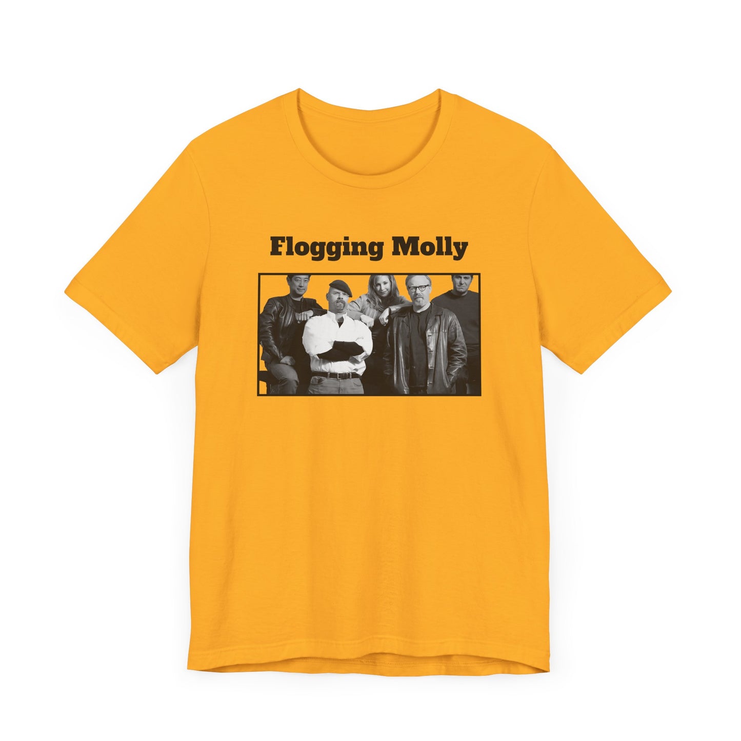 Mythbusters Flogging Molly Short Sleeve Tee Shirt - A Clever and Ironic Meme Tribute