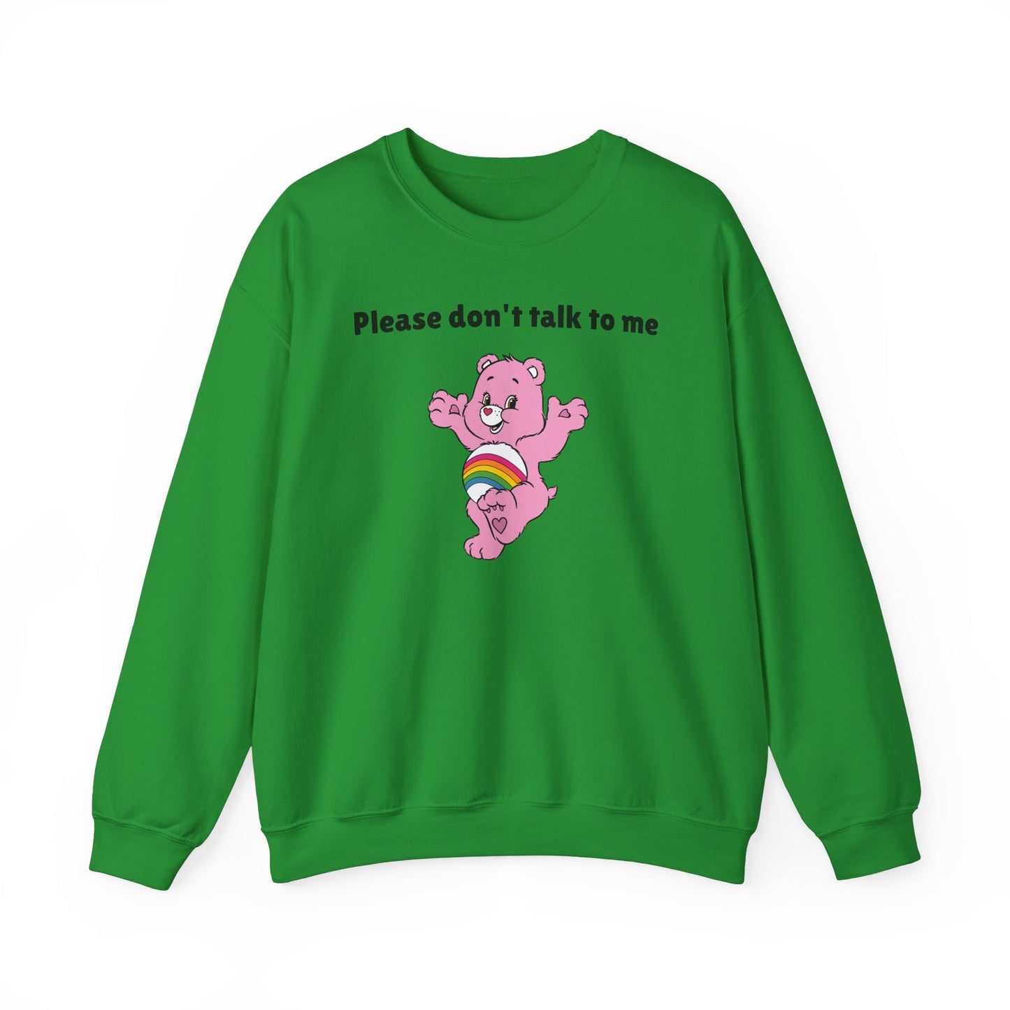 Please Don’t Talk to Me Crewneck Sweatshirt – Funny and Polite Statement