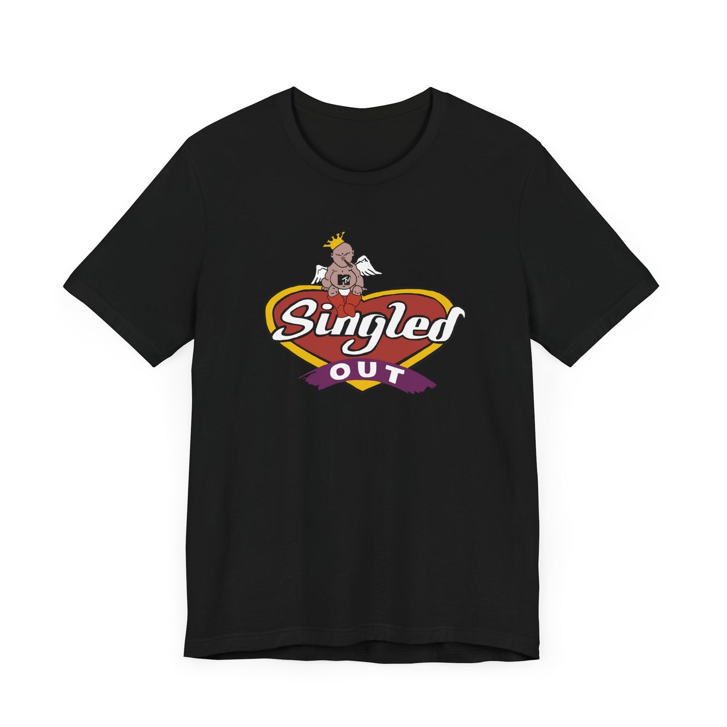 MTV-Inspired Singled Out Short Sleeve T-Shirt - A 90s Dating Show Throwback