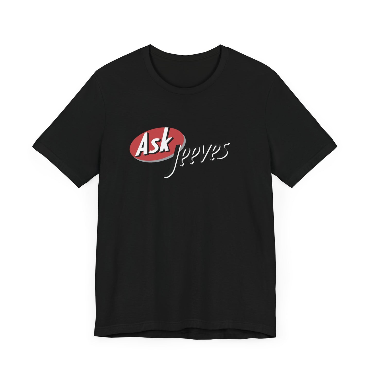 Ask Jeeves Short Sleeve Tee Shirt - A Nostalgic Nod to Internet History