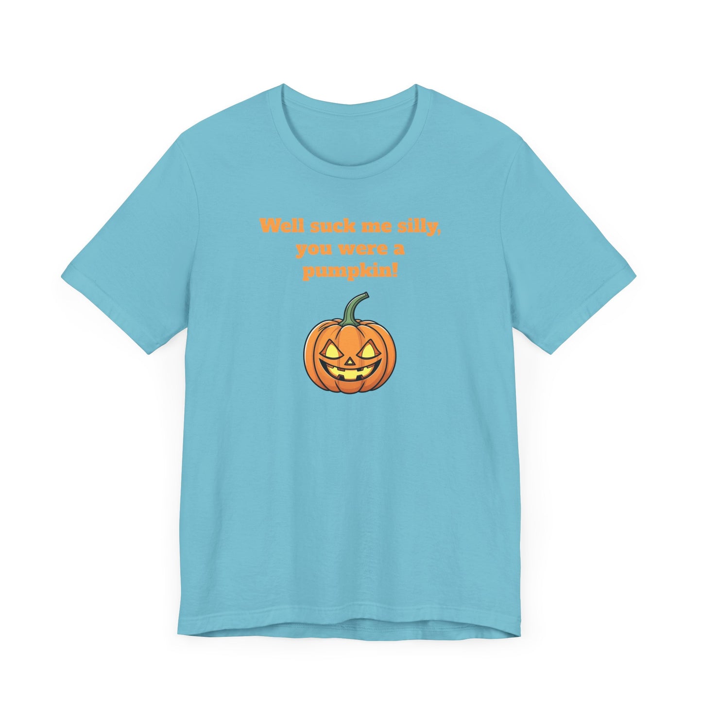 Silly Pumpkin Impractical Jokers Inspired Short Sleeve Tee Shirt - A Hilarious Halloween Must-Have