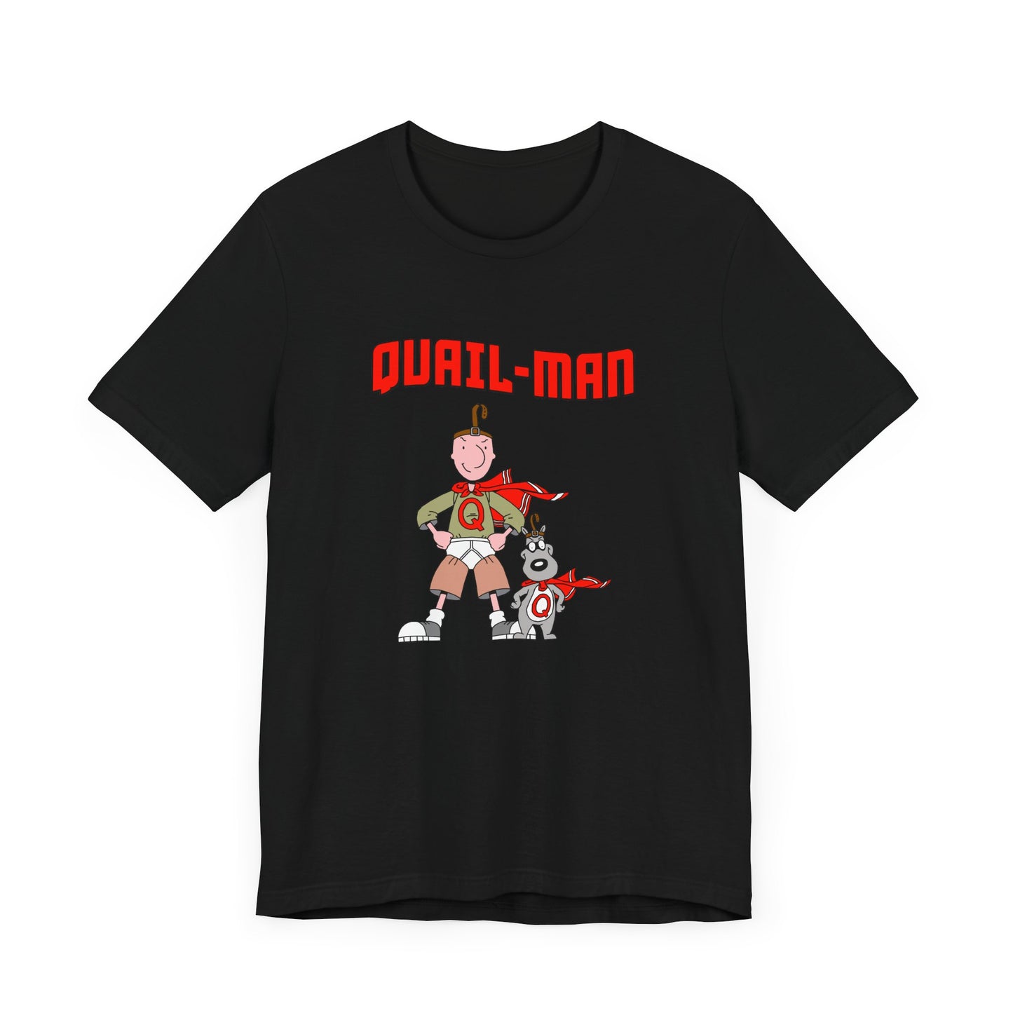 Doug Quailman Short Sleeve Tee Shirt - A Nostalgic Tribute to 90s Superhero Fun