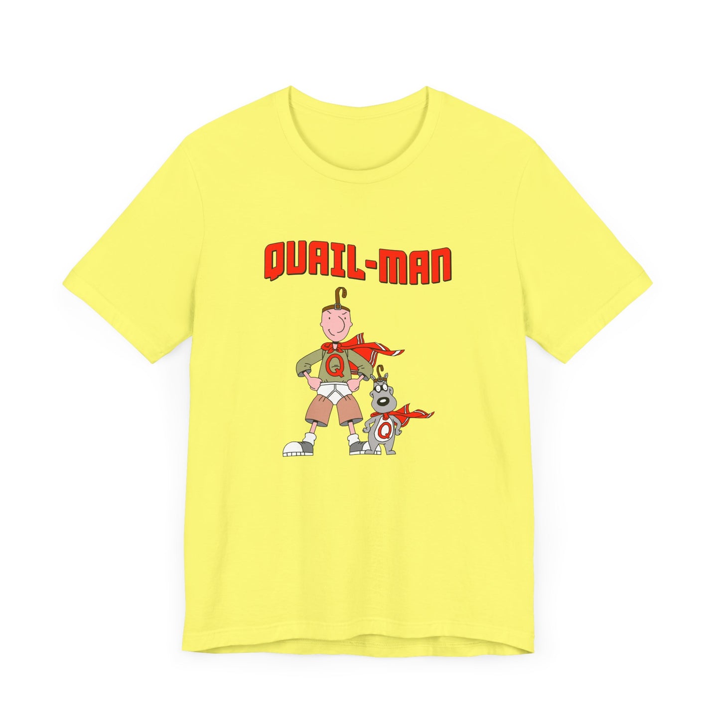 Doug Quailman Short Sleeve Tee Shirt - A Nostalgic Tribute to 90s Superhero Fun