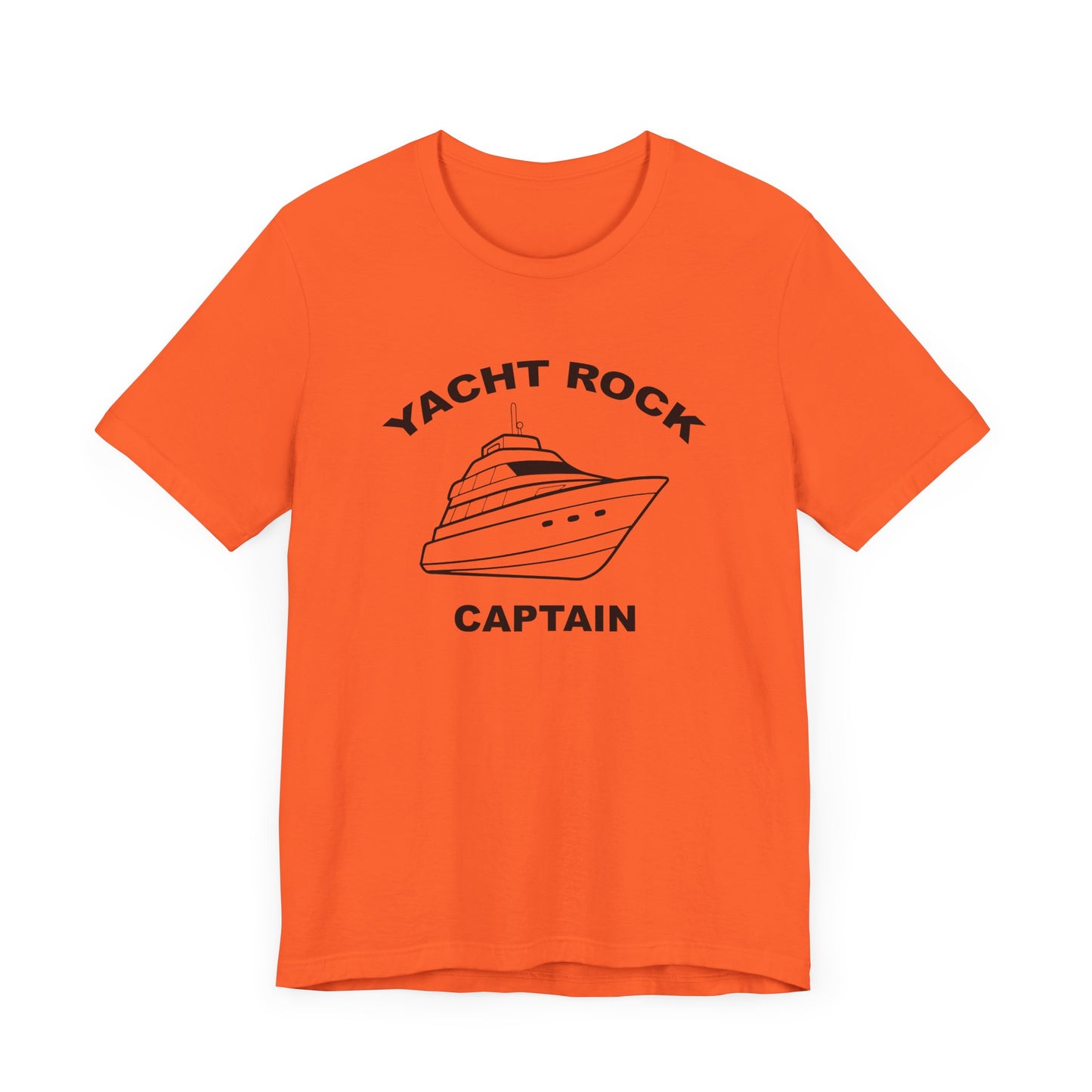 Yacht Rock Captain Short Sleeve Tee Shirt - Smooth Sailing in Style