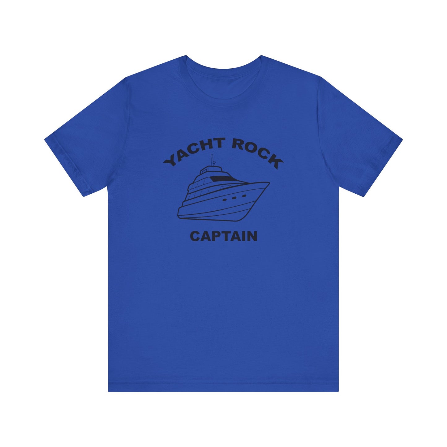 Yacht Rock Captain Short Sleeve Tee Shirt - Smooth Sailing in Style