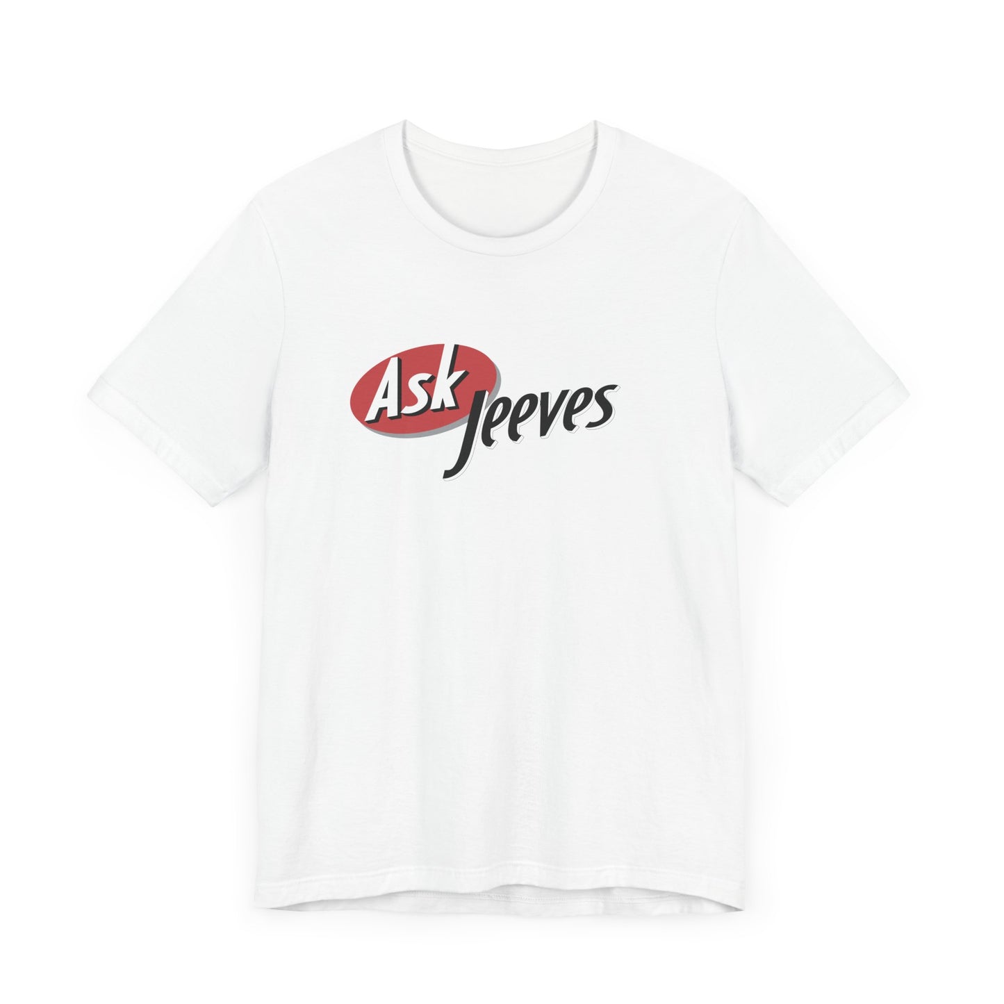 Ask Jeeves Short Sleeve Tee Shirt - A Nostalgic Nod to Internet History