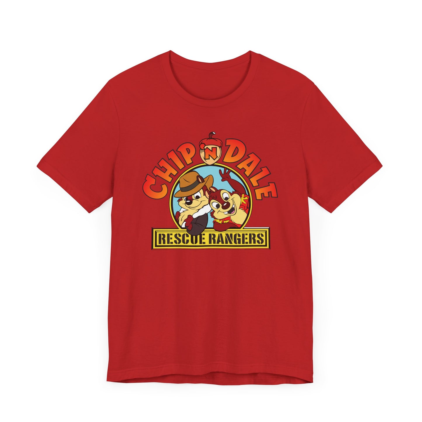 Chip 'n Dale Rescue Rangers Short Sleeve Tee Shirt - A Nostalgic Nod to a 90s Classic
