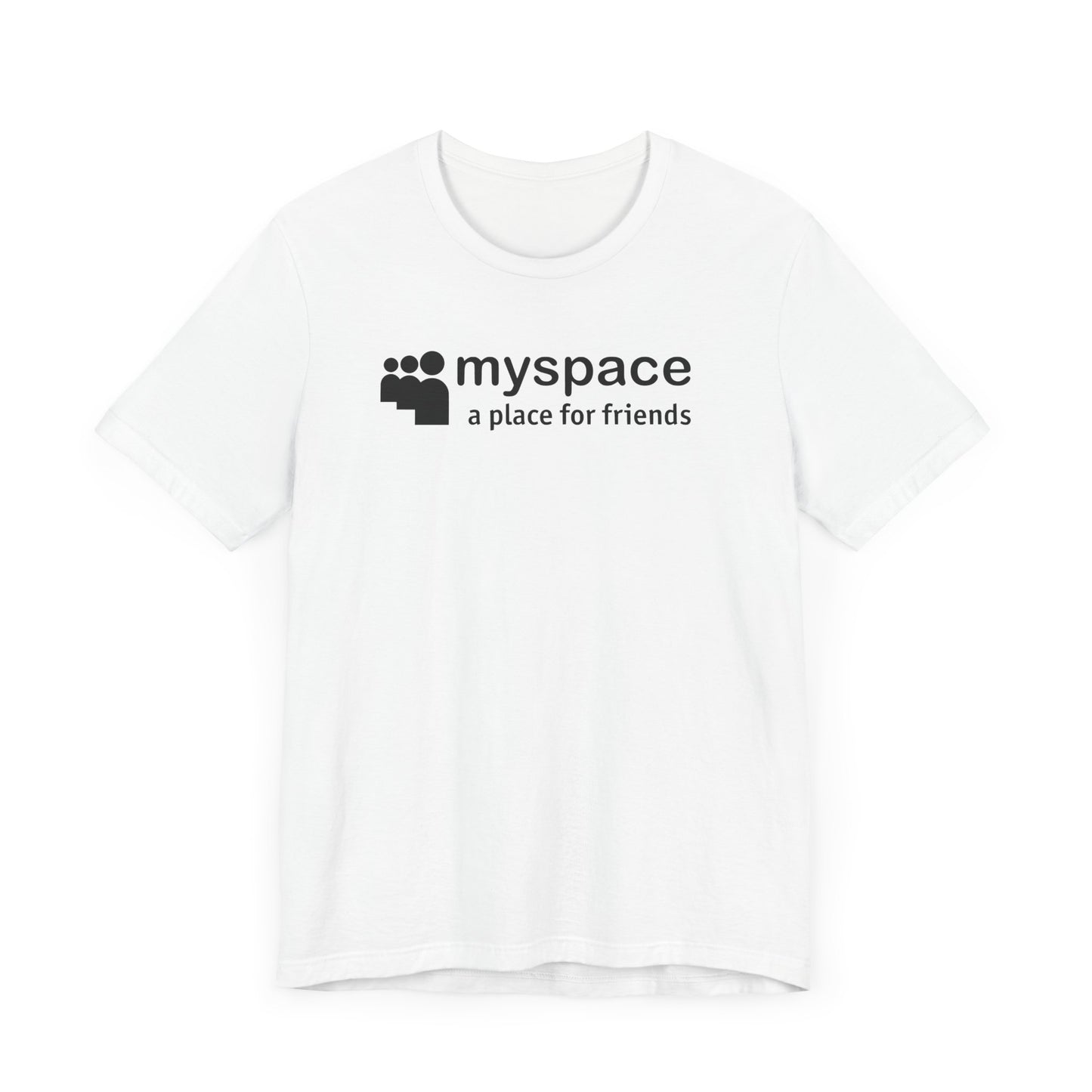 Myspace Social Media Short Sleeve Tee Shirt - A Throwback to the Good Old Days