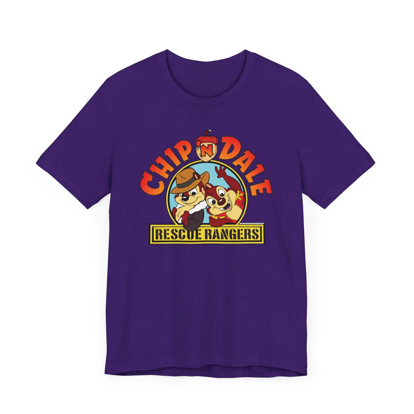 Chip 'n Dale Rescue Rangers Short Sleeve Tee Shirt - A Nostalgic Nod to a 90s Classic