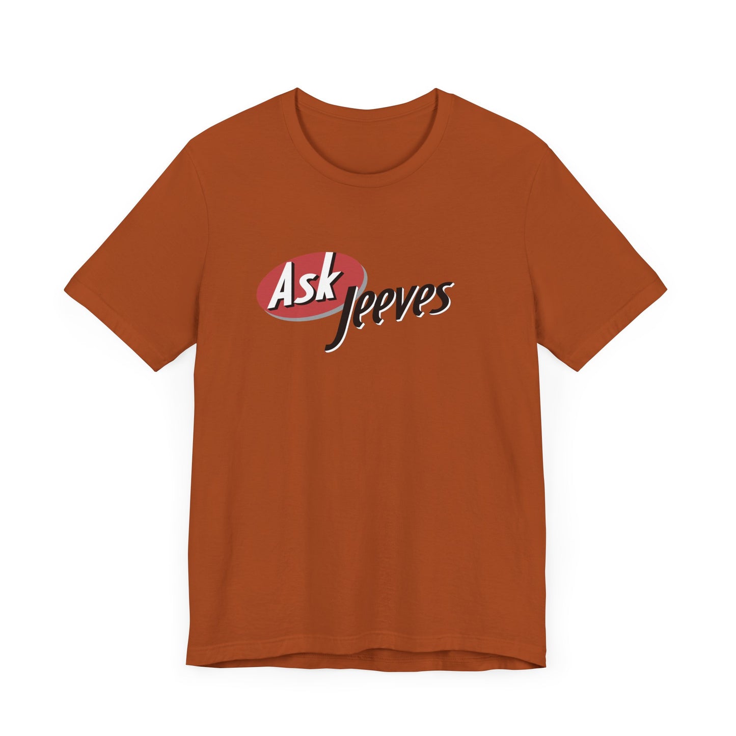 Ask Jeeves Short Sleeve Tee Shirt - A Nostalgic Nod to Internet History
