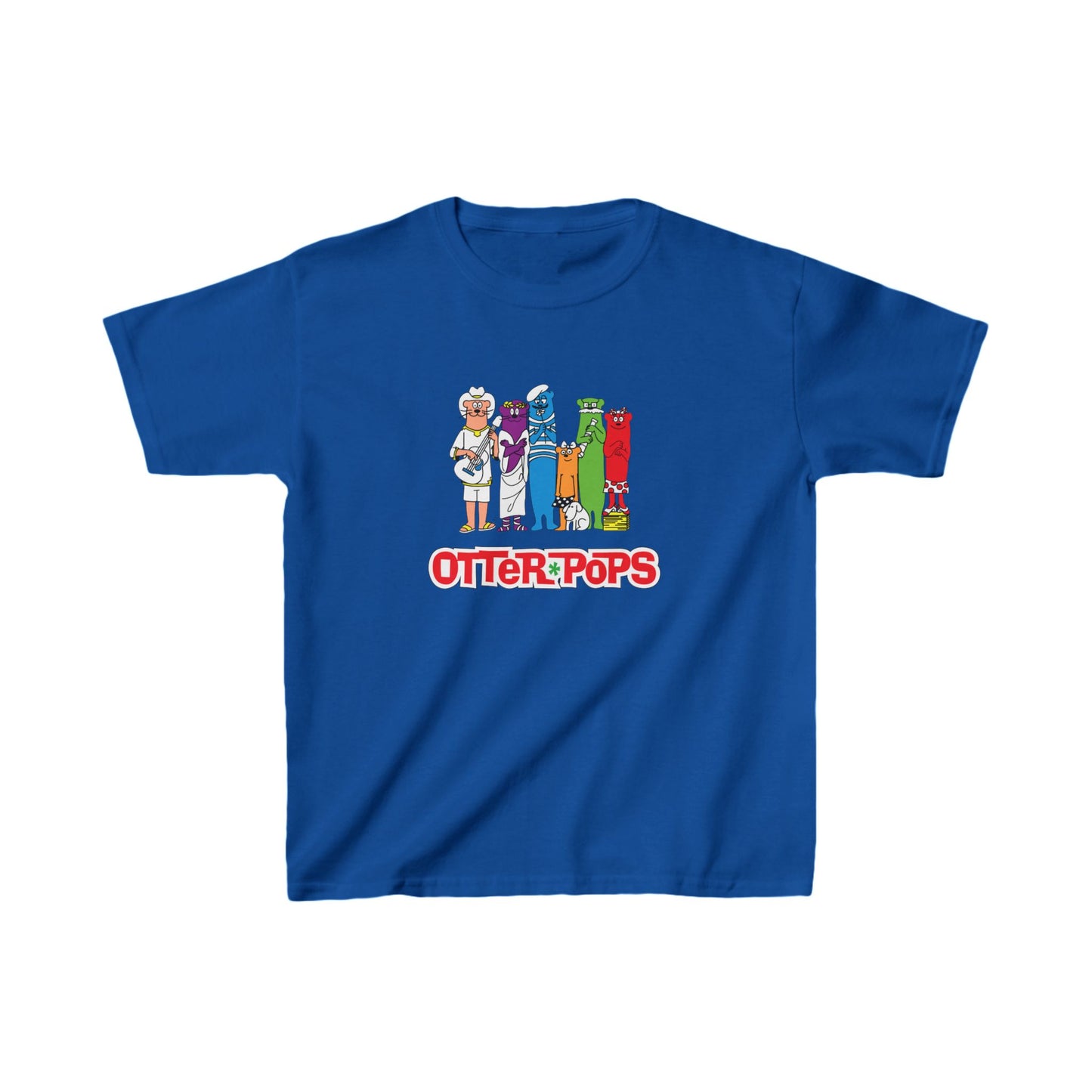 Kids Otter Pops Short Sleeve Tee Shirt - A Colorful Tribute to Childhood Favorites