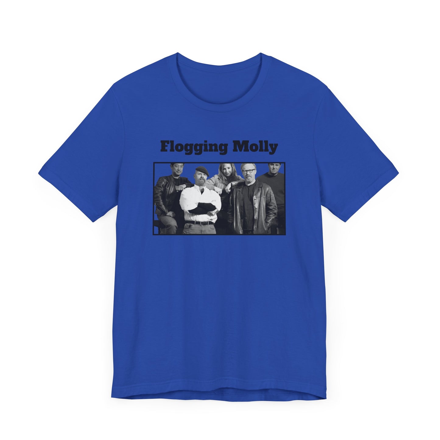 Mythbusters Flogging Molly Short Sleeve Tee Shirt - A Clever and Ironic Meme Tribute