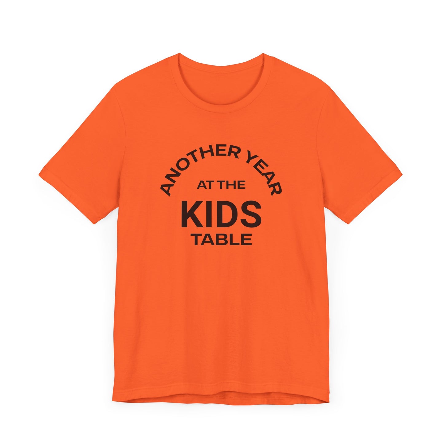 Funny Thanksgiving Kids Table Humor Unisex Tee - Perfect for Holiday Laughs