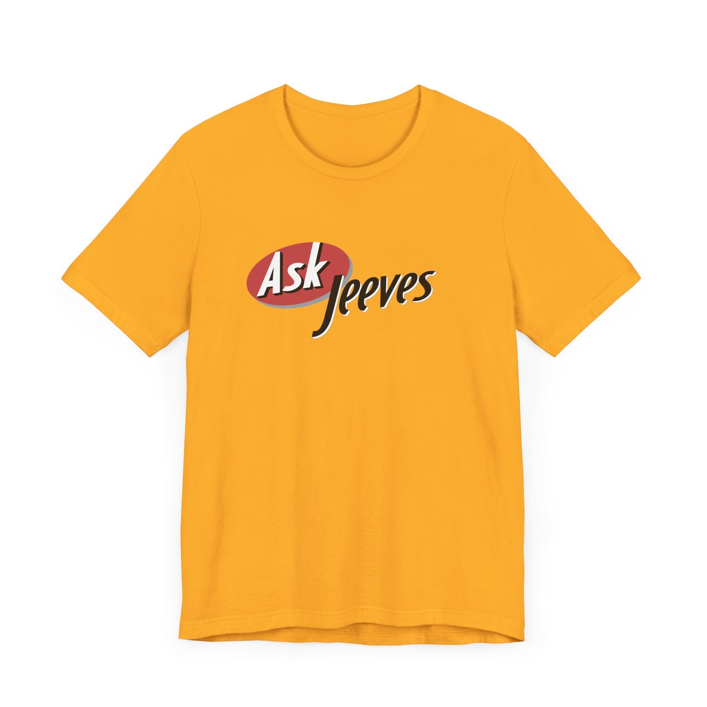 Ask Jeeves Short Sleeve Tee Shirt - A Nostalgic Nod to Internet History