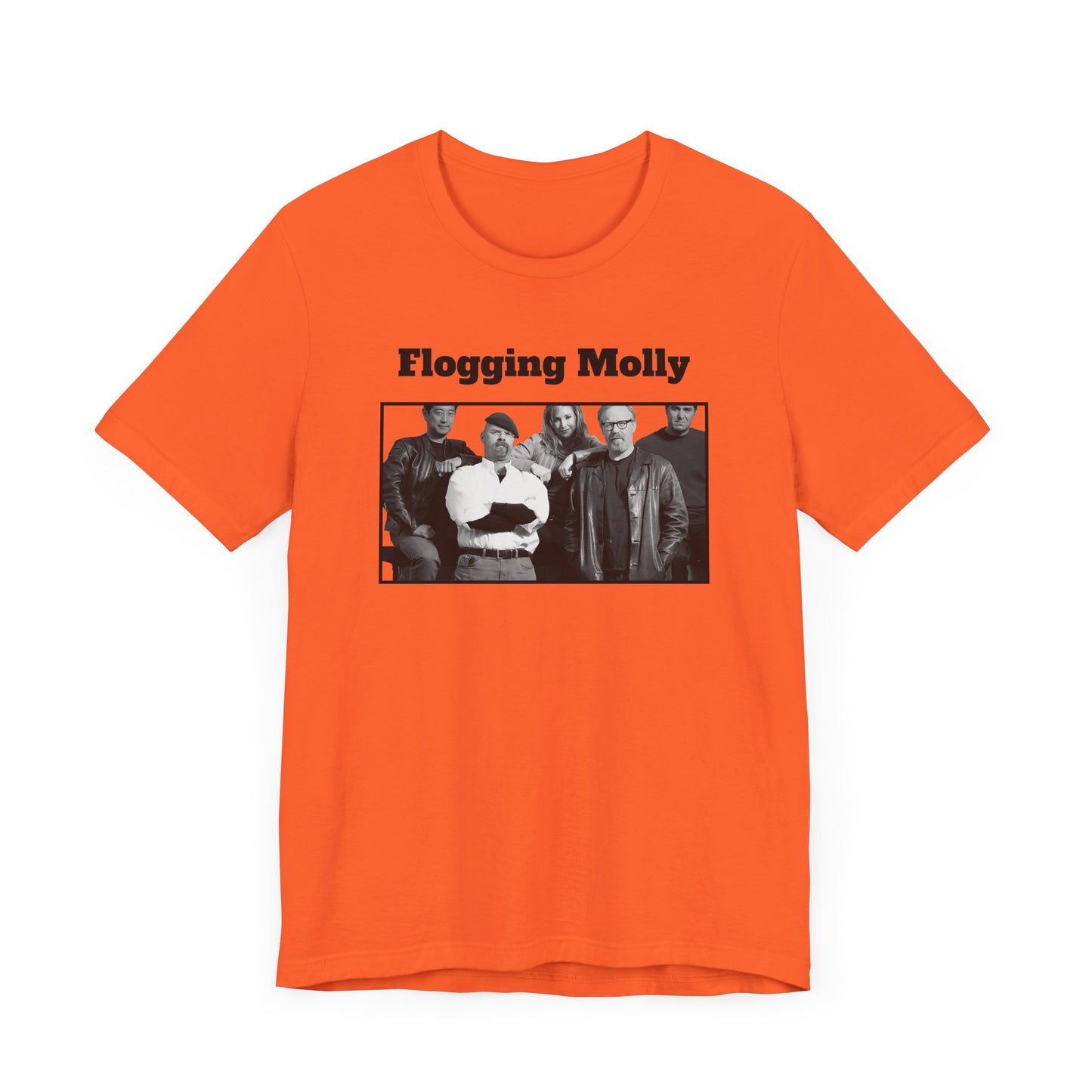 Mythbusters Flogging Molly Short Sleeve Tee Shirt - A Clever and Ironic Meme Tribute