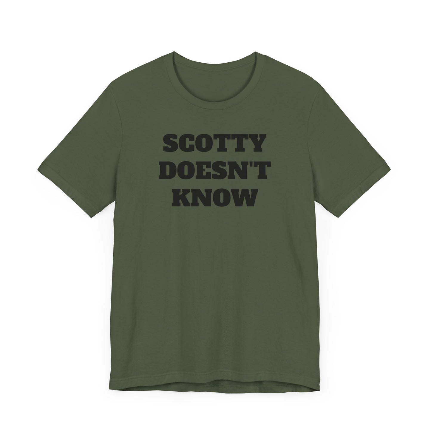 Scotty Doesn’t Know Short Sleeve T-Shirt - EuroTrip Movie Classic