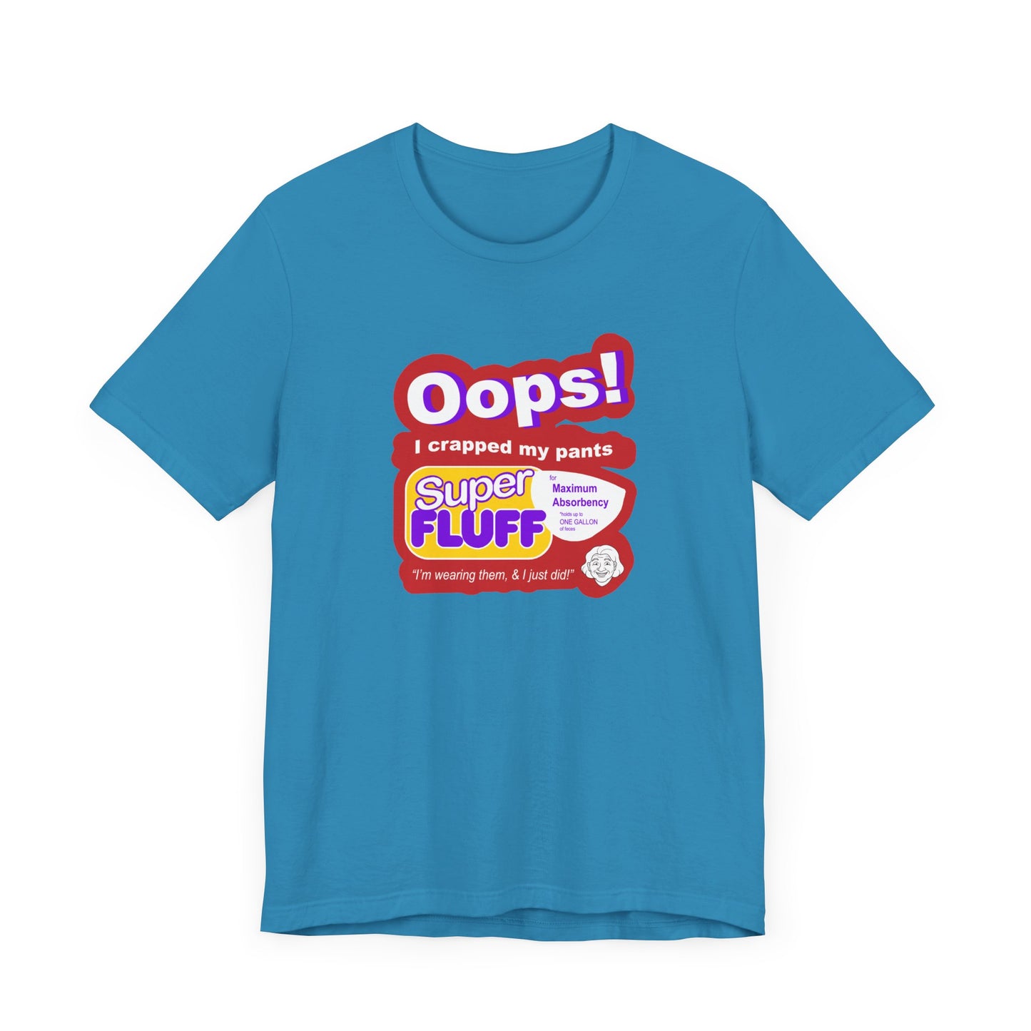 Oops I Crapped My Pants Short Sleeve Tee Shirt - A Hilarious Tribute to 90s SNL