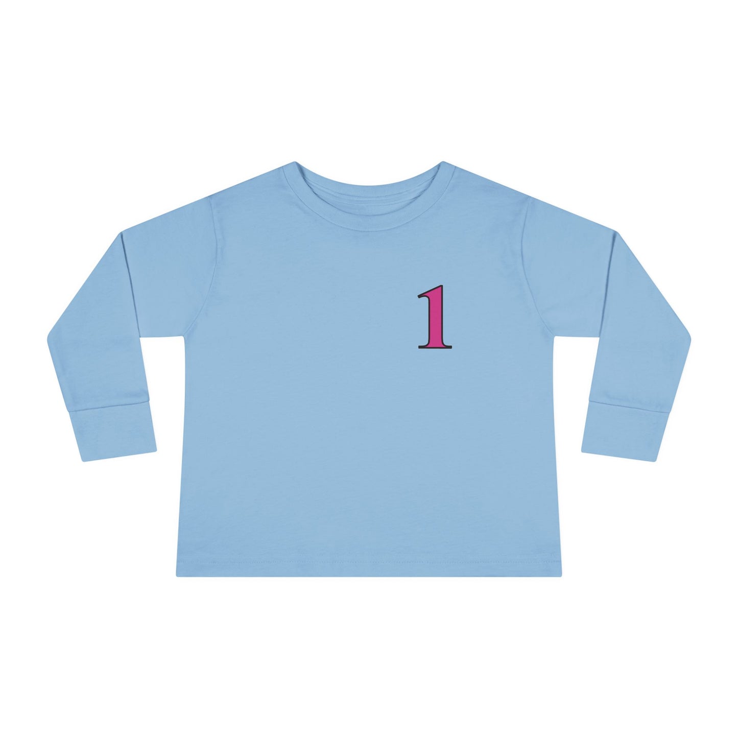 Supermarket Sweep Team 1 Light Blue Long Sleeve Toddler Shirt