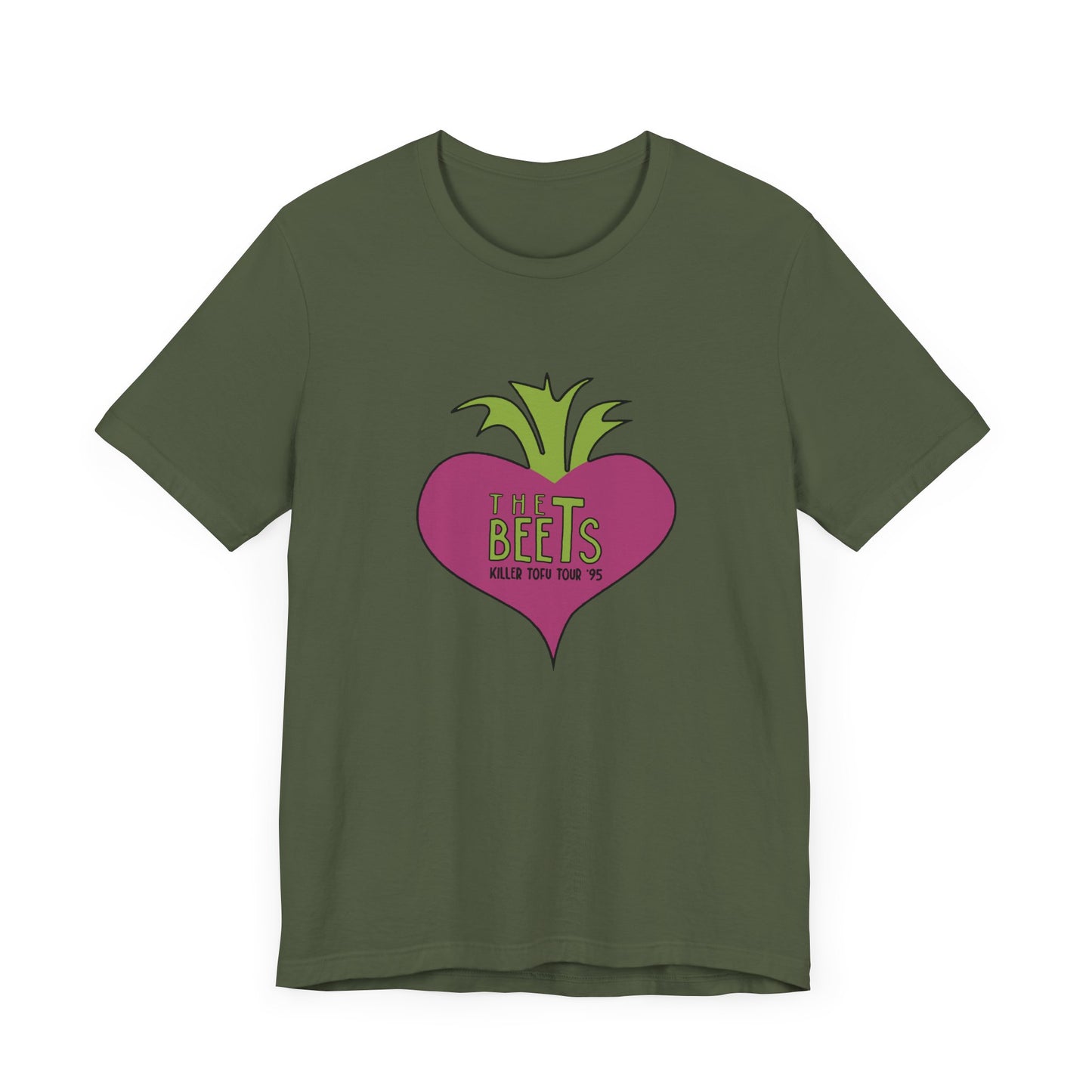 Doug The Beets World Tour '95 Short Sleeve T-Shirt - 90s Cartoon Band Nostalgia