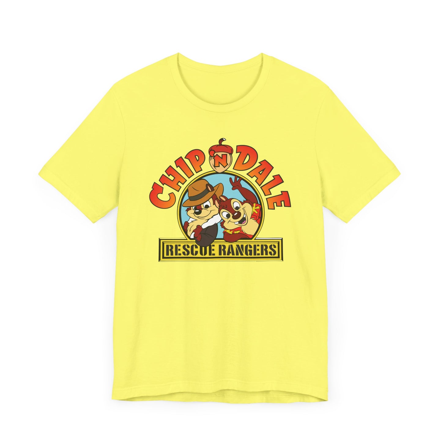 Chip 'n Dale Rescue Rangers Short Sleeve Tee Shirt - A Nostalgic Nod to a 90s Classic