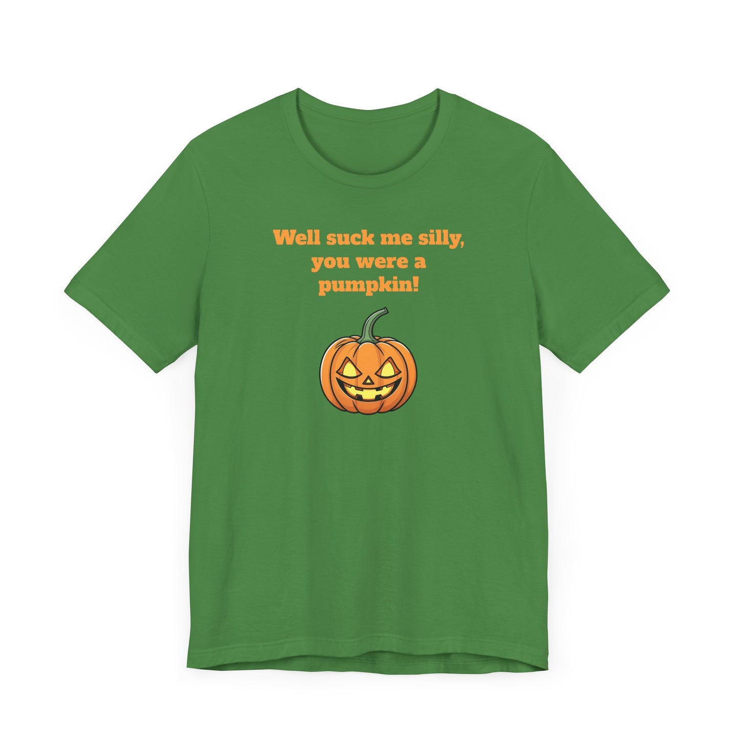 Silly Pumpkin Impractical Jokers Inspired Short Sleeve Tee Shirt - A Hilarious Halloween Must-Have