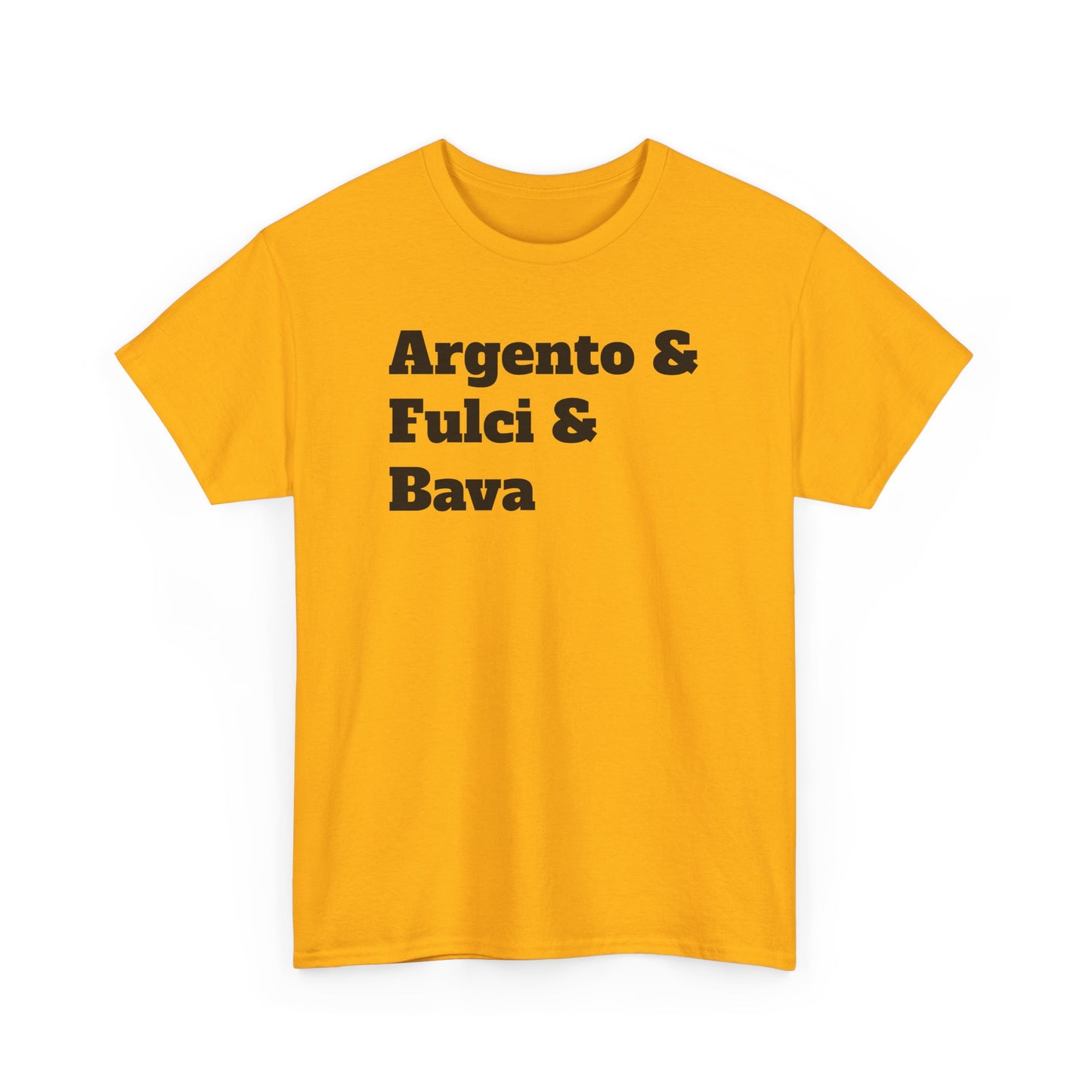 Italian Horror Directors Tee – Argento & Fulci & Bava Tribute
