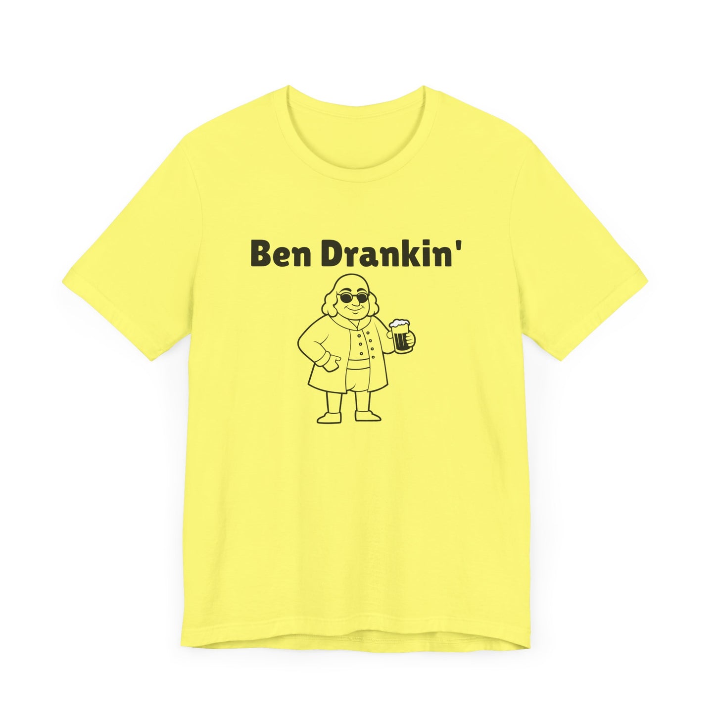 Ben Drankin Short Sleeve Tee Shirt - A Patriotic Tribute to America’s Favorite Founding Father