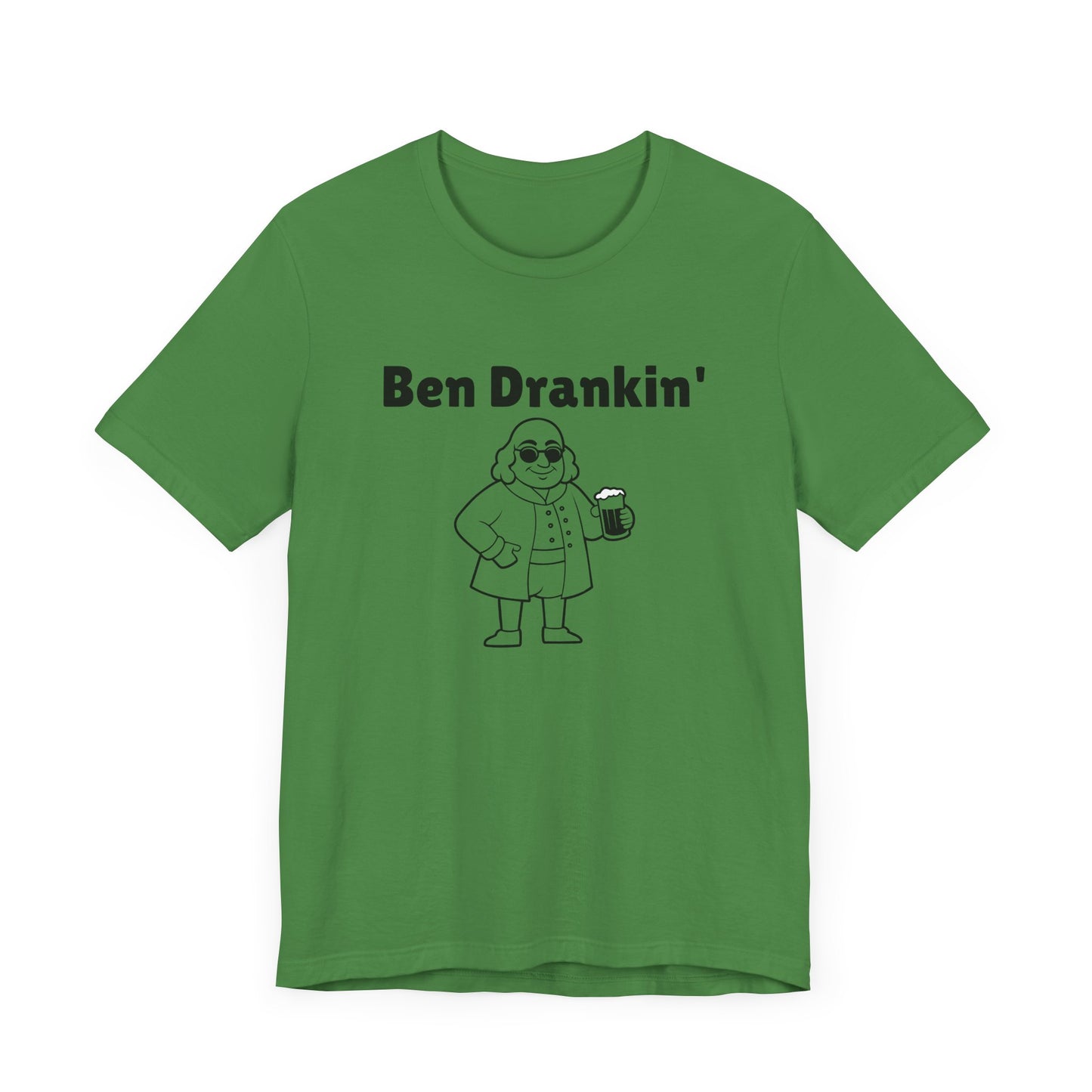 Ben Drankin Short Sleeve Tee Shirt - A Patriotic Tribute to America’s Favorite Founding Father