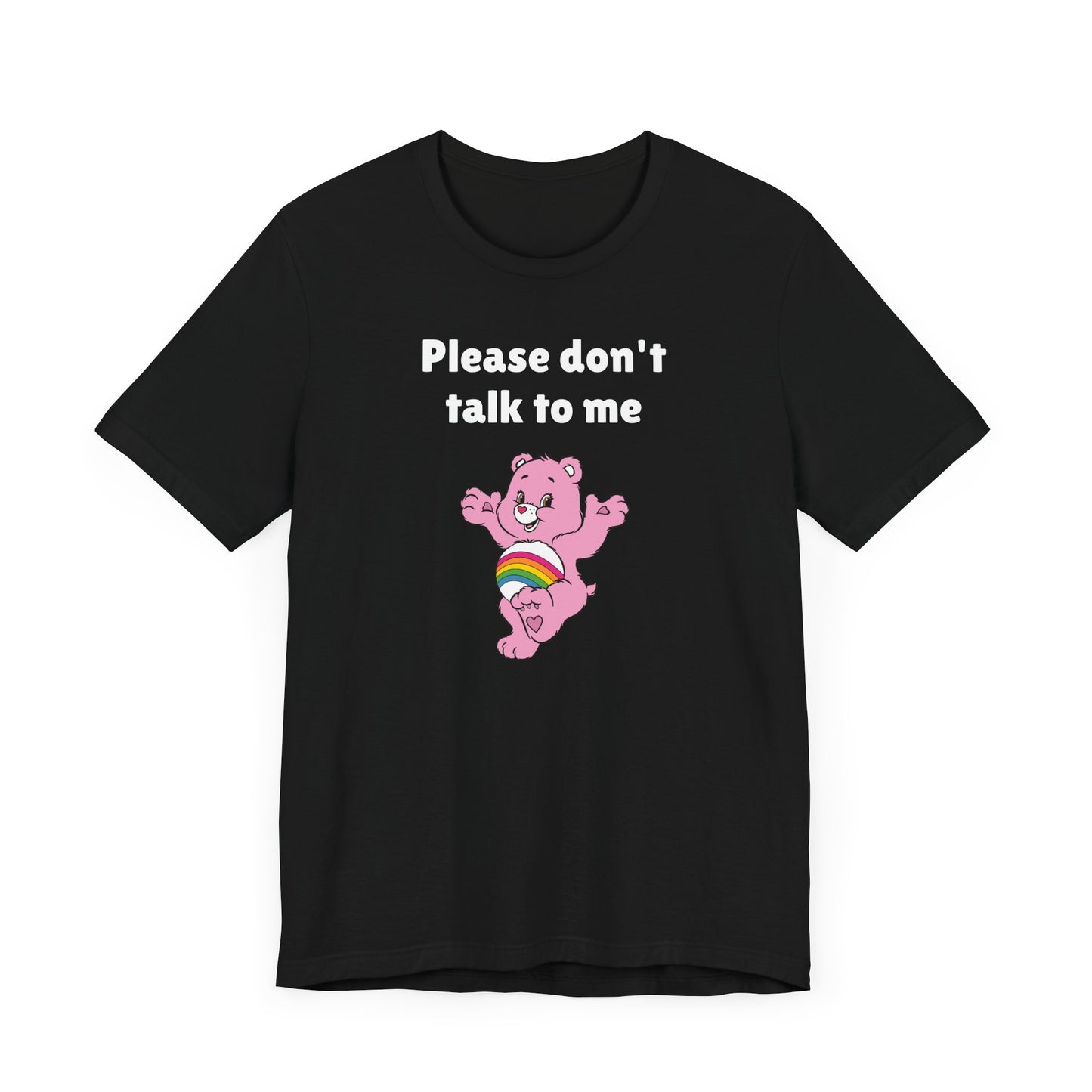 Please Don’t Talk to Me Short Sleeve Tee Shirt - A Polite Way to Set Boundaries