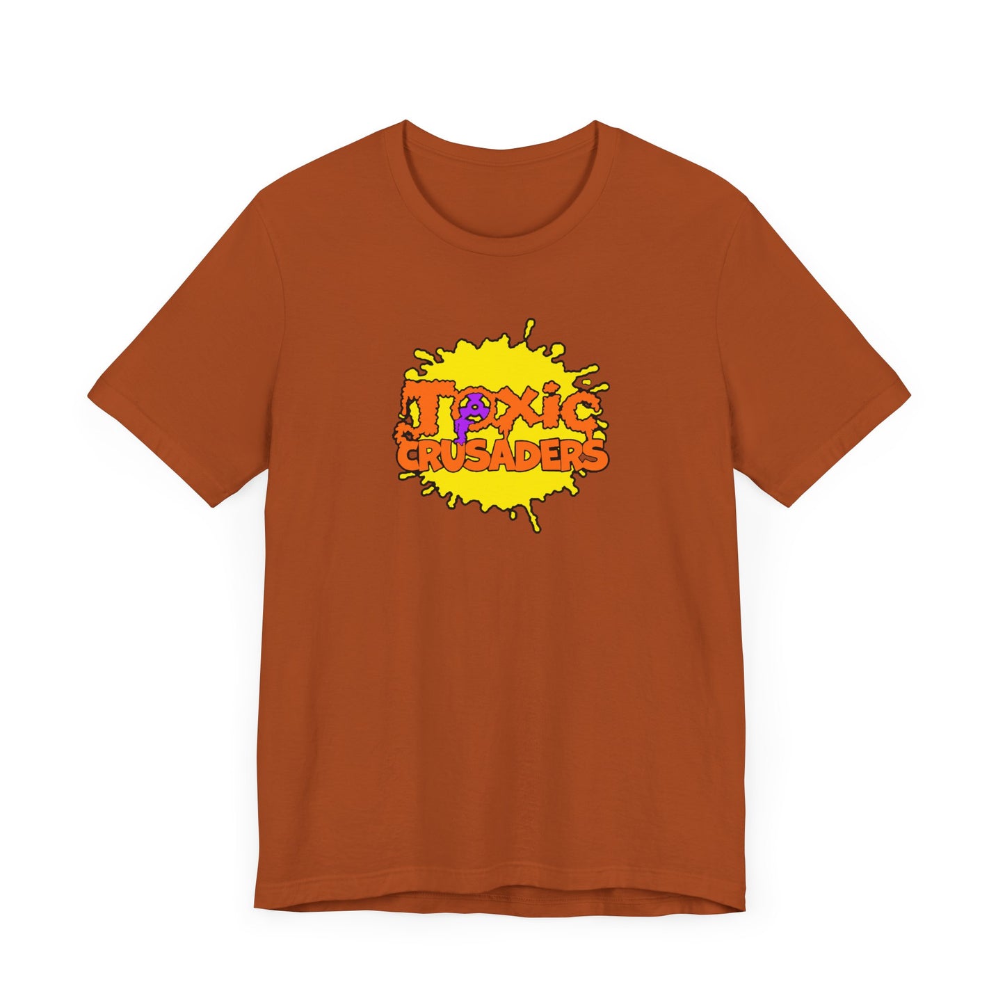 Toxic Crusaders Short Sleeve Tee Shirt - A Tribute to 90s Cartoon Madness