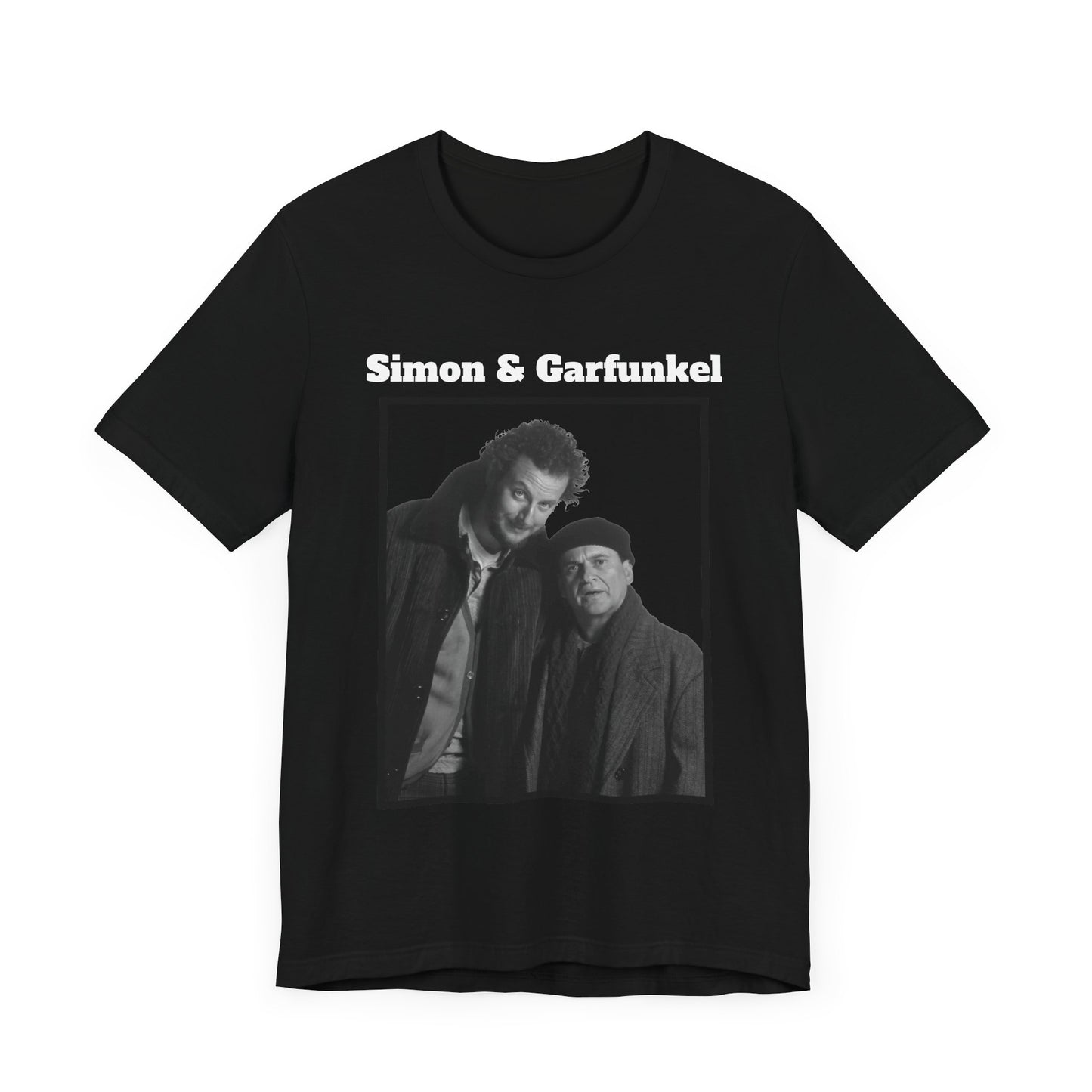 Home Alone Wet Bandits Simon & Garfunkel Meme Short Sleeve Tee Shirt - A Hilariously Ironic Tribute