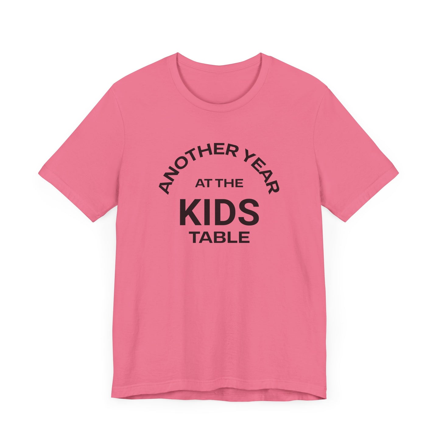 Funny Thanksgiving Kids Table Humor Unisex Tee - Perfect for Holiday Laughs