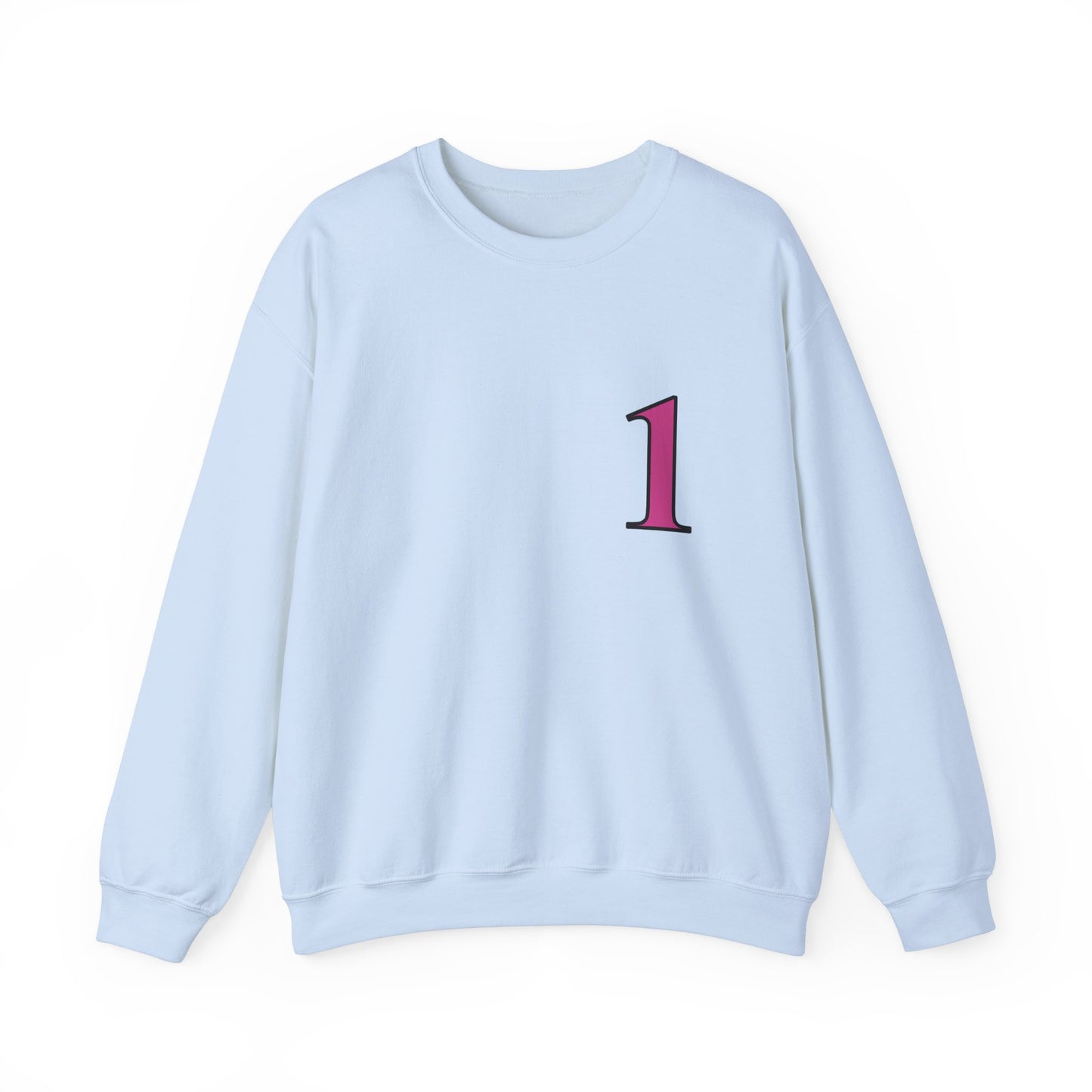 Supermarket Sweep Team 1 Light Blue Sweatshirt – Classic 90s Game Show Replica