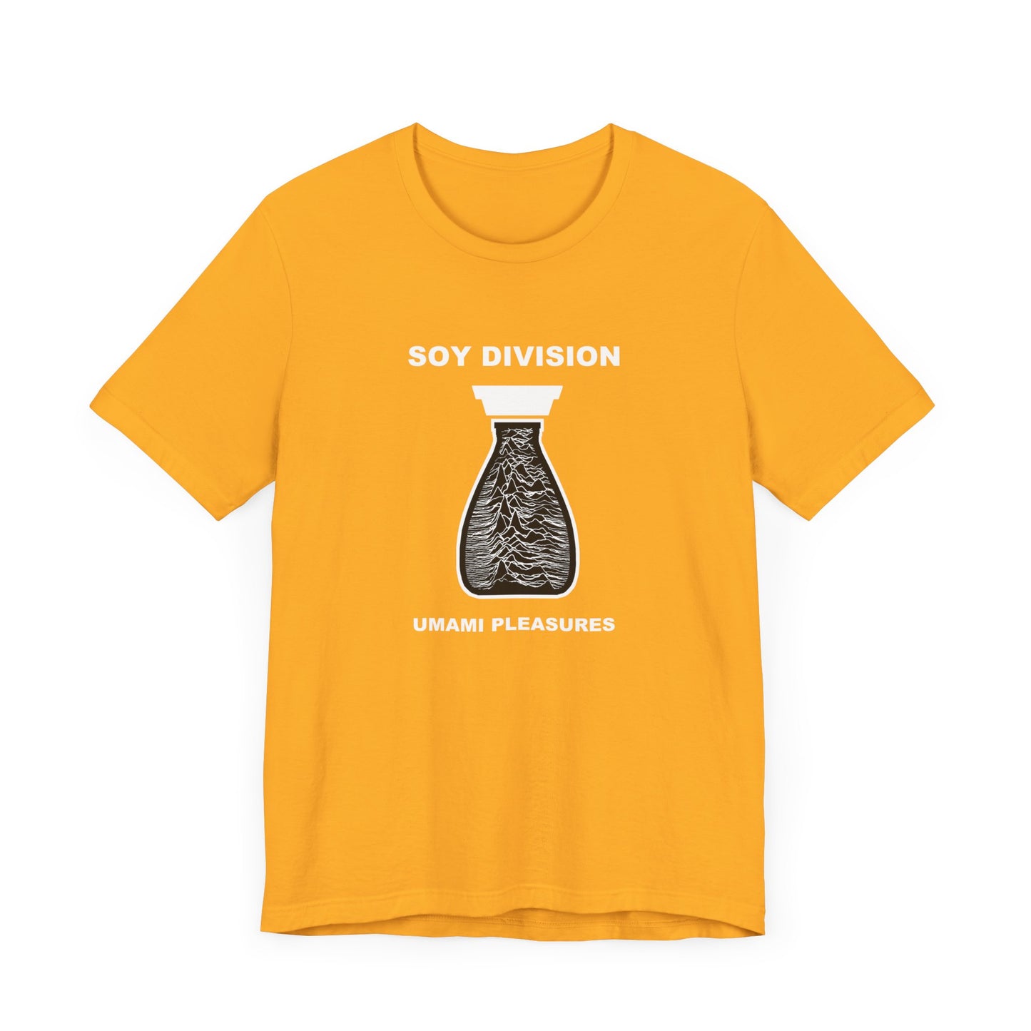 Soy Division Short Sleeve Tee Shirt - A Hilarious Joy Division Spoof