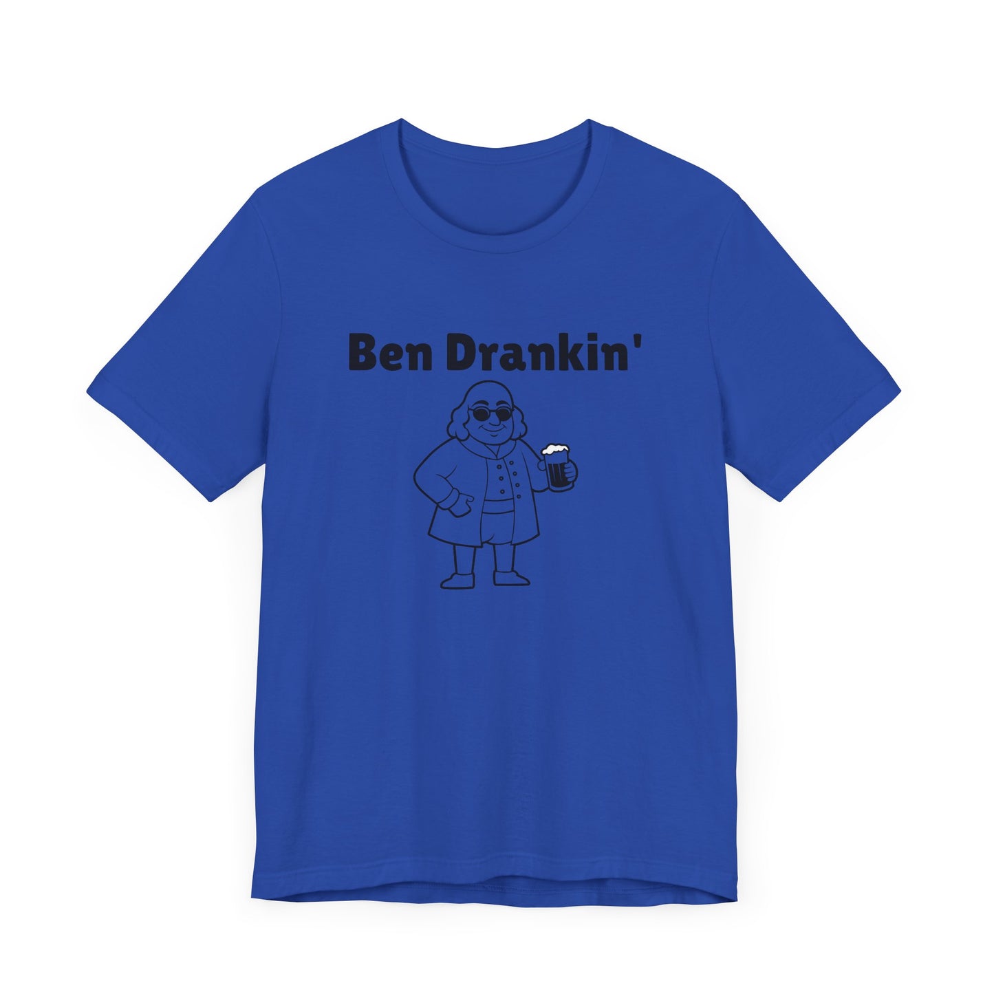 Ben Drankin Short Sleeve Tee Shirt - A Patriotic Tribute to America’s Favorite Founding Father