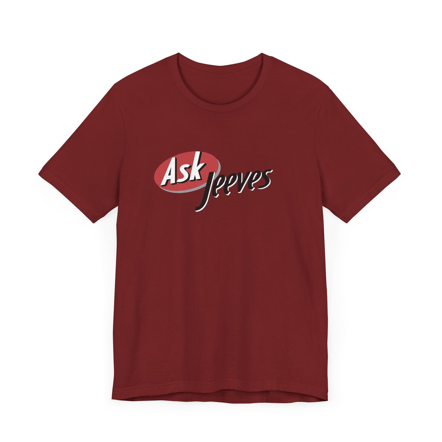 Ask Jeeves Short Sleeve Tee Shirt - A Nostalgic Nod to Internet History