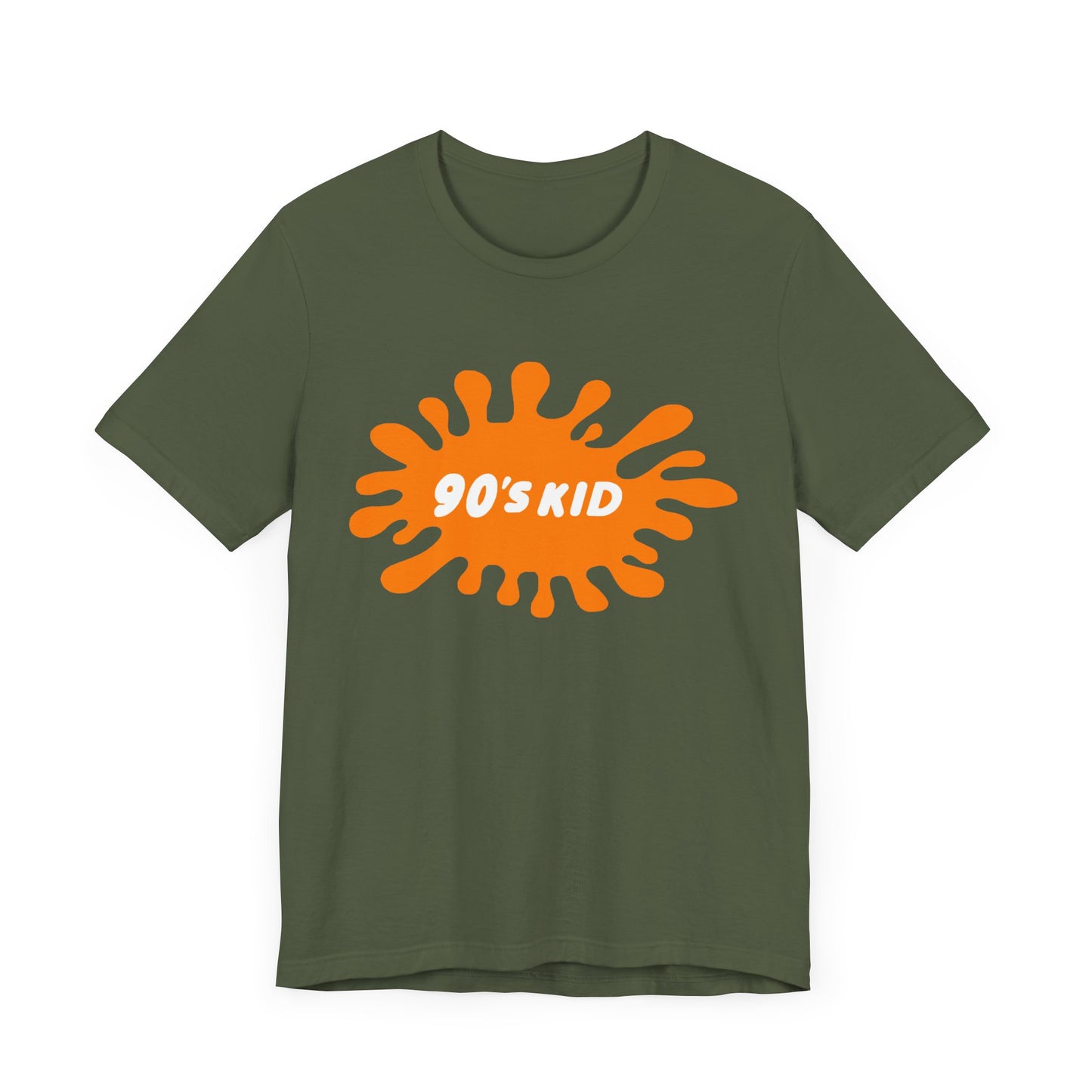 90’s Kid Short Sleeve T-Shirt - Nickelodeon-Inspired Retro Fun