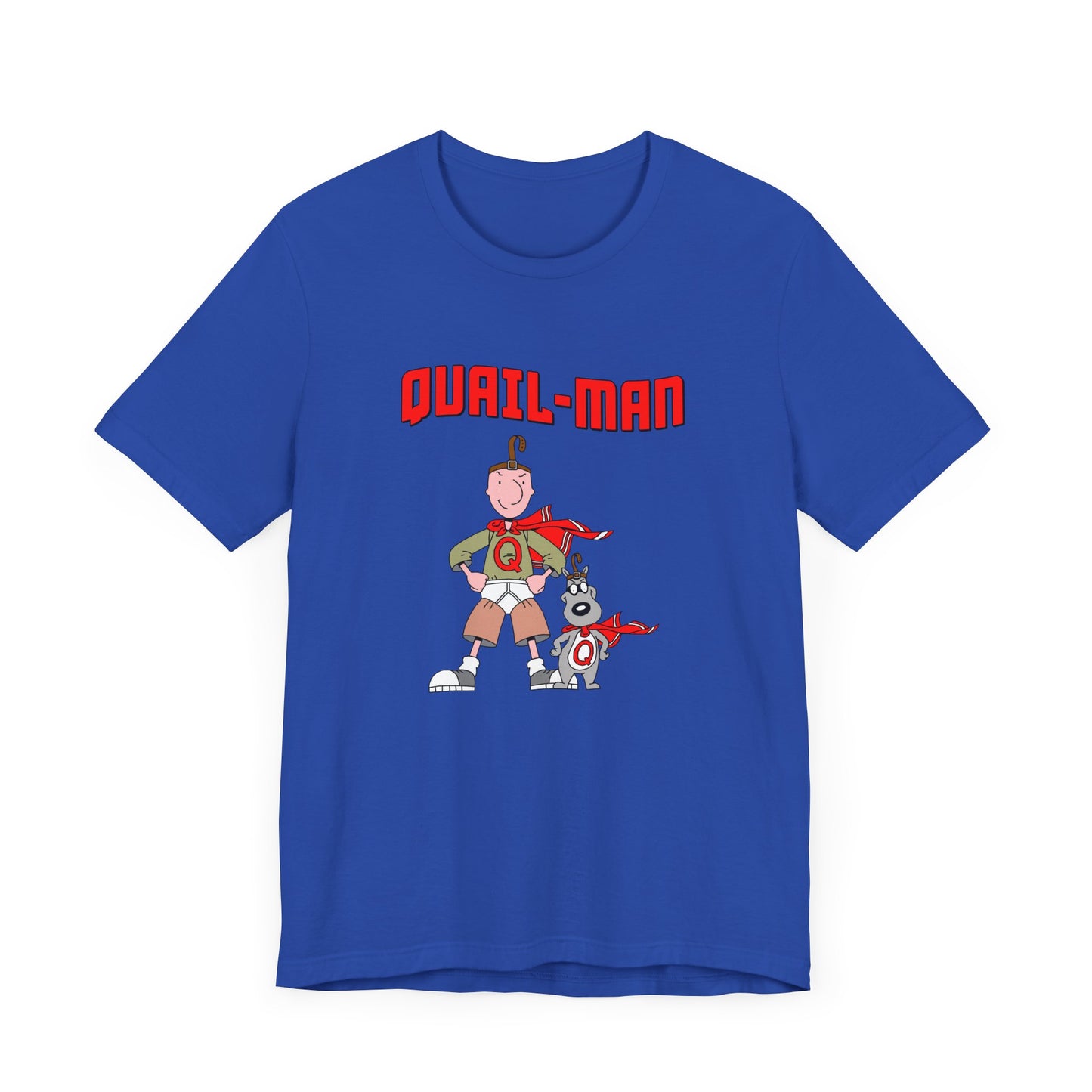 Doug Quailman Short Sleeve Tee Shirt - A Nostalgic Tribute to 90s Superhero Fun