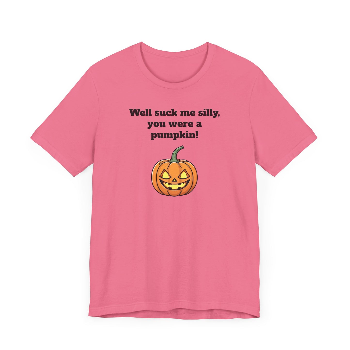 Silly Pumpkin Impractical Jokers Inspired Short Sleeve Tee Shirt - A Hilarious Halloween Must-Have