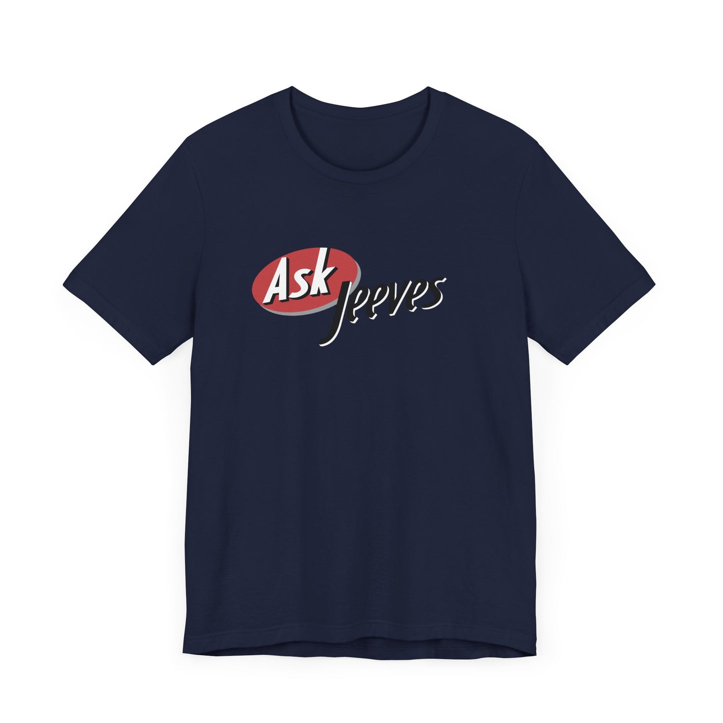 Ask Jeeves Short Sleeve Tee Shirt - A Nostalgic Nod to Internet History