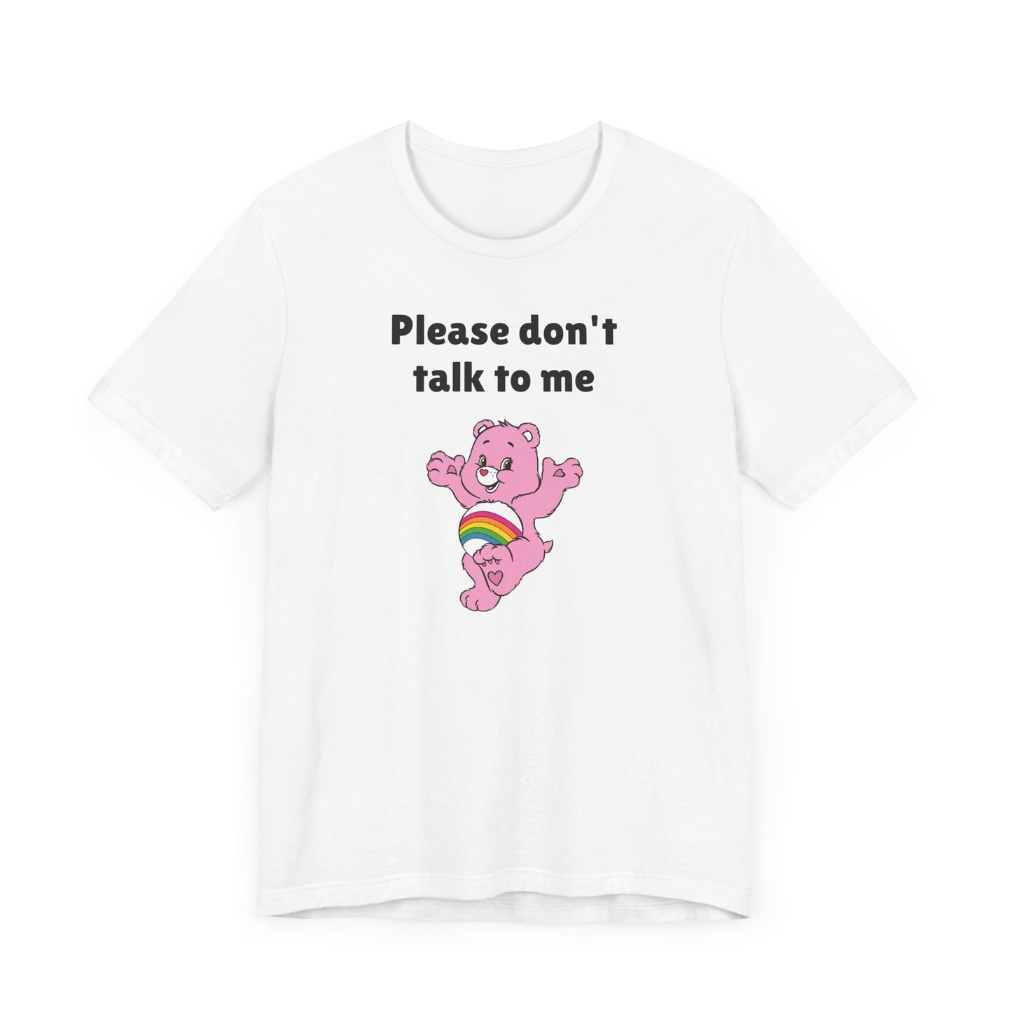 Please Don’t Talk to Me Short Sleeve Tee Shirt - A Polite Way to Set Boundaries