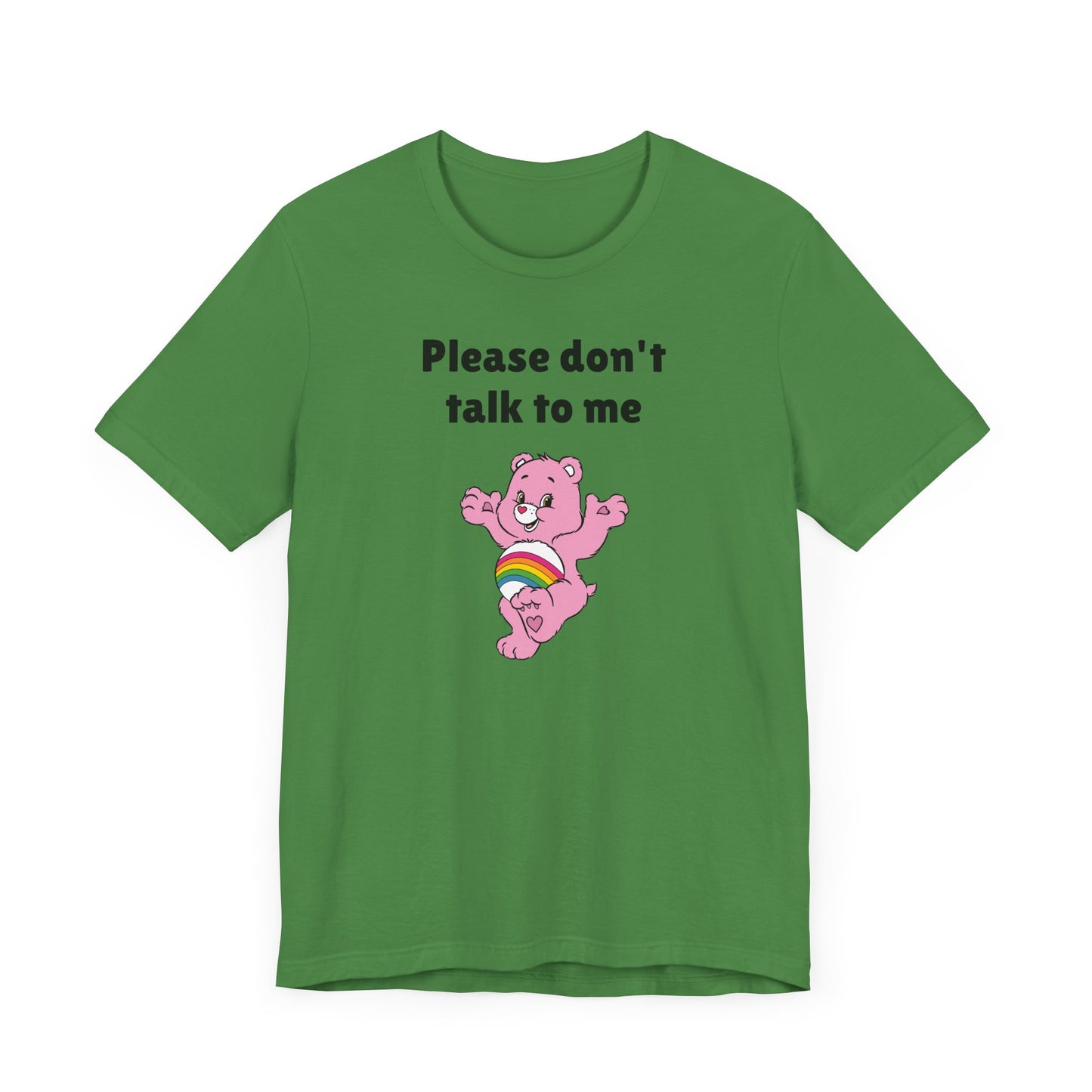 Please Don’t Talk to Me Short Sleeve Tee Shirt - A Polite Way to Set Boundaries